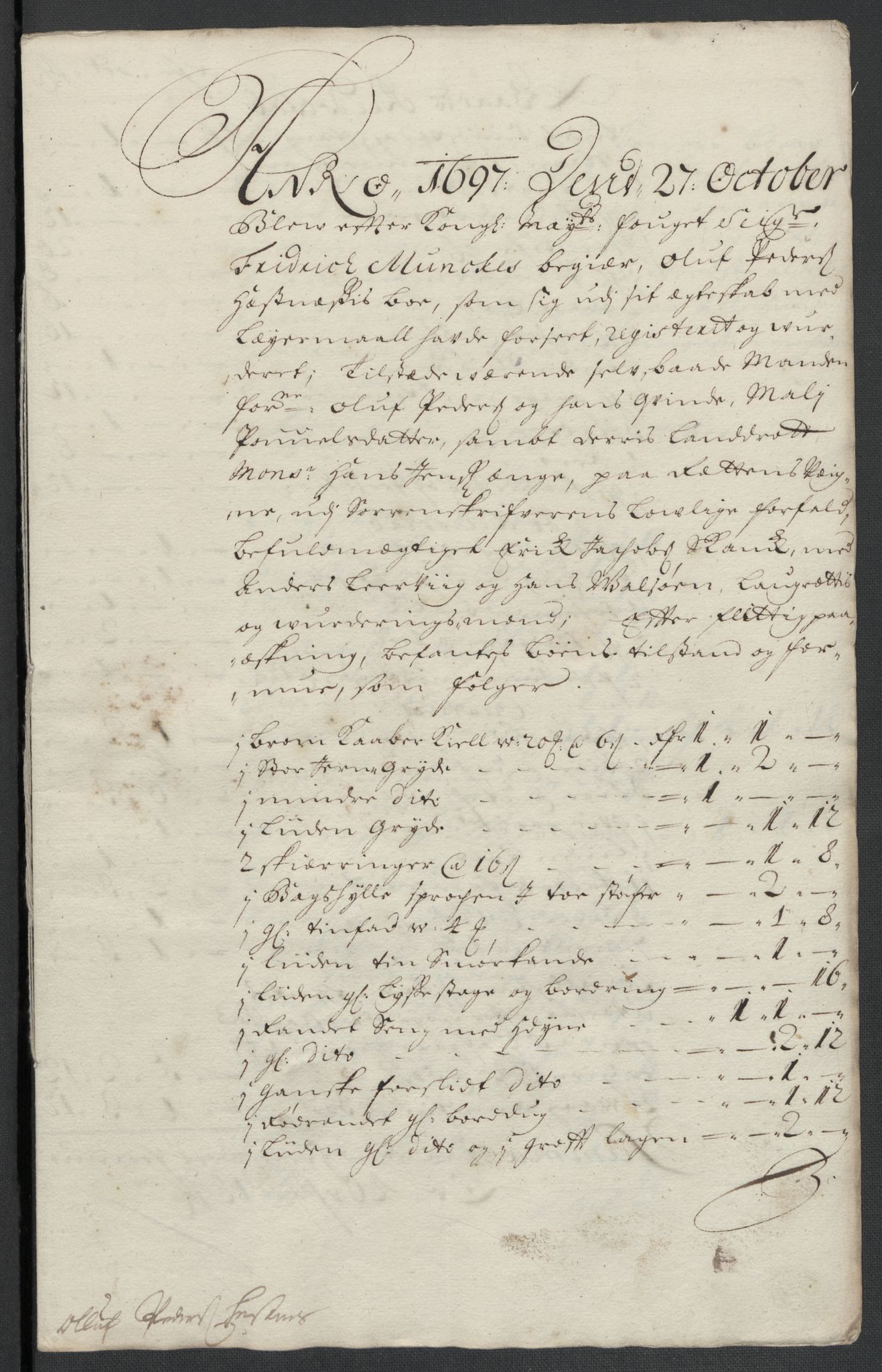 Rentekammeret inntil 1814, Reviderte regnskaper, Fogderegnskap, RA/EA-4092/R56/L3737: Fogderegnskap Nordmøre, 1697-1698, p. 116