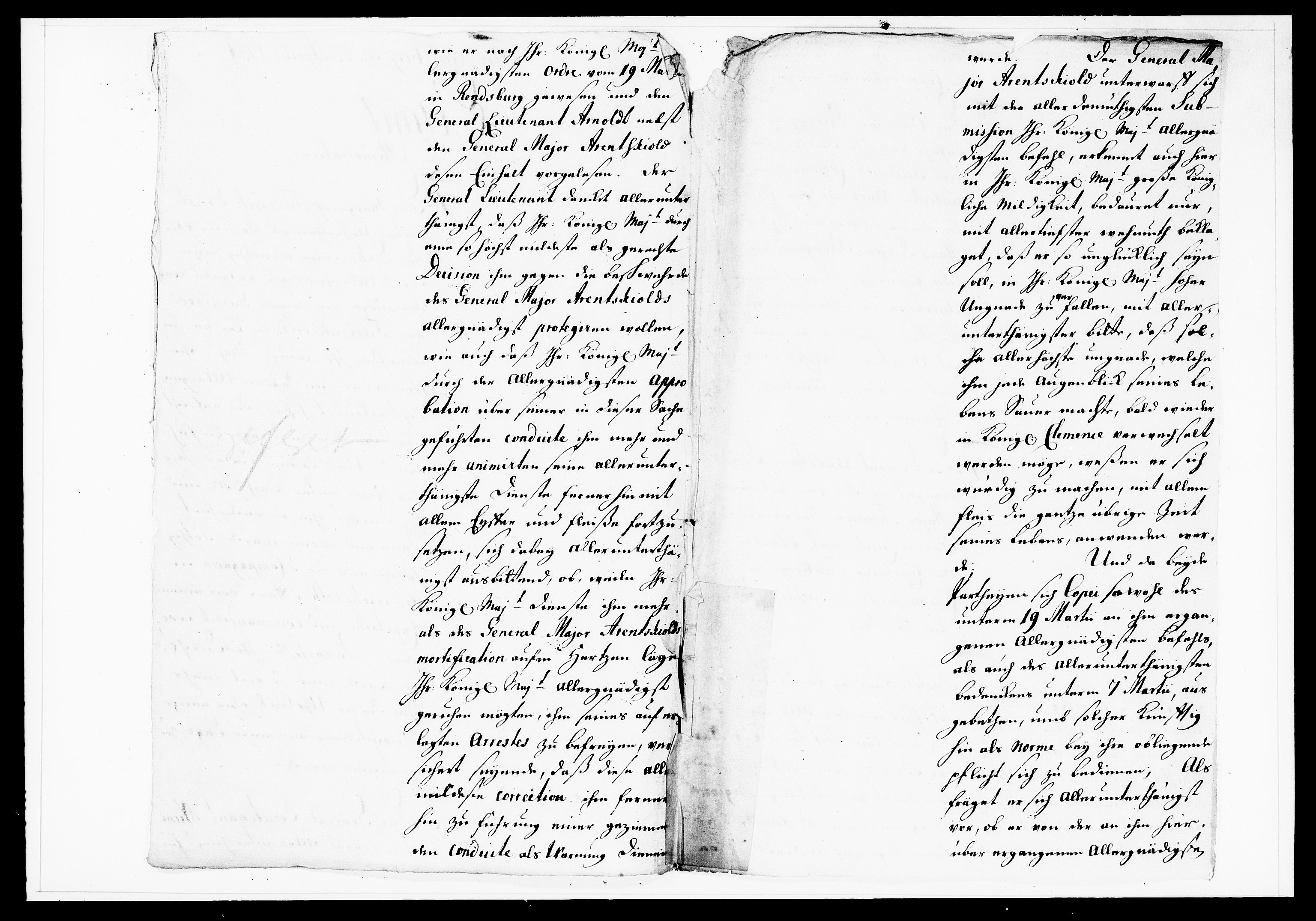 Krigskollegiet, Krigskancelliet, DRA/A-0006/-/1130-1137: Refererede sager, 1736, p. 151