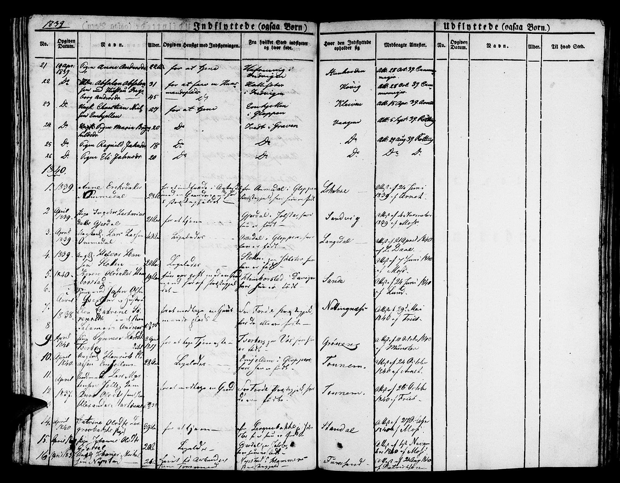 Kinn sokneprestembete, AV/SAB-A-80801/H/Haa/Haaa/L0004/0002: Parish register (official) no. A 4II, 1822-1840, p. 19