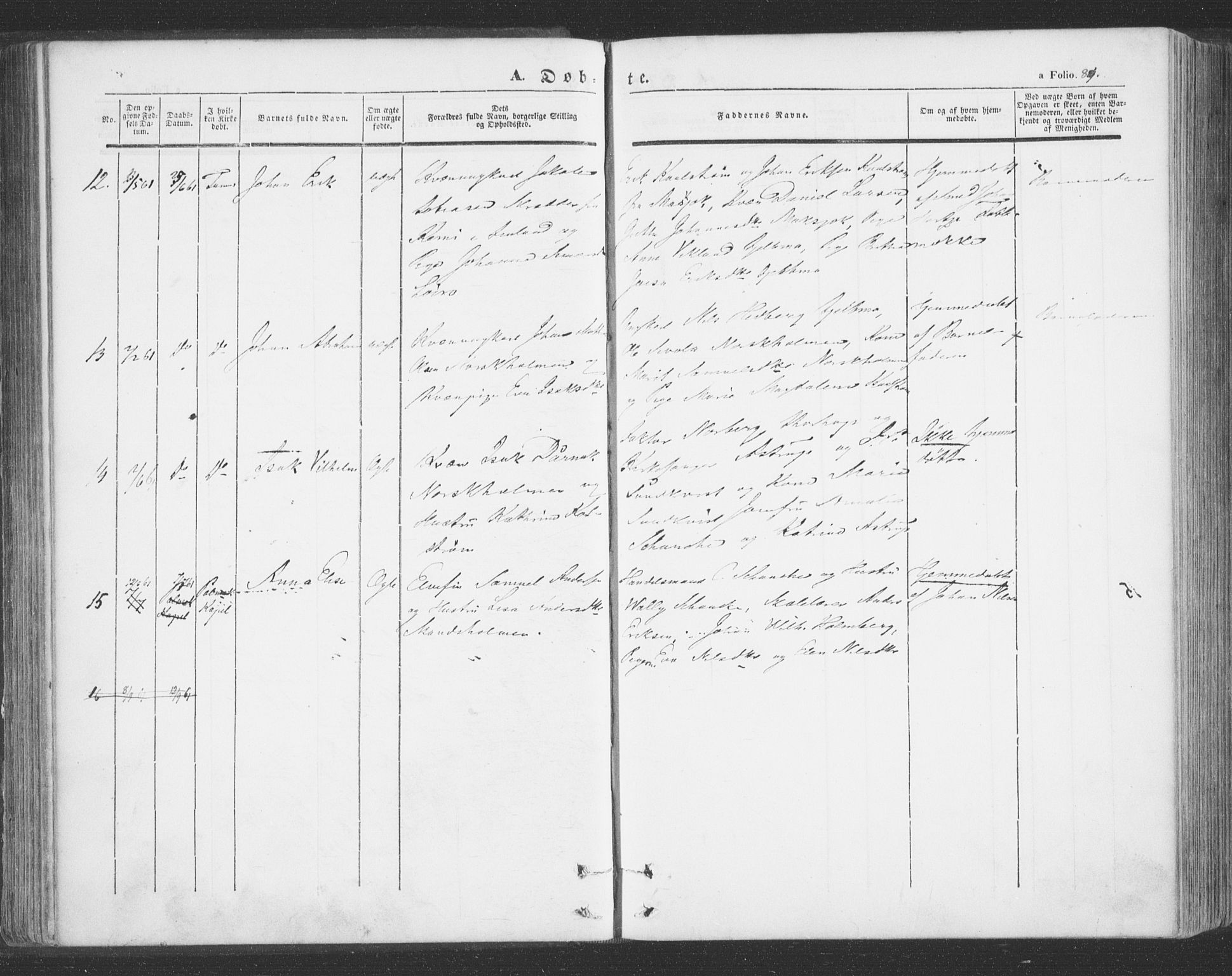 Tana sokneprestkontor, SATØ/S-1334/H/Ha/L0001kirke: Parish register (official) no. 1, 1846-1861, p. 89
