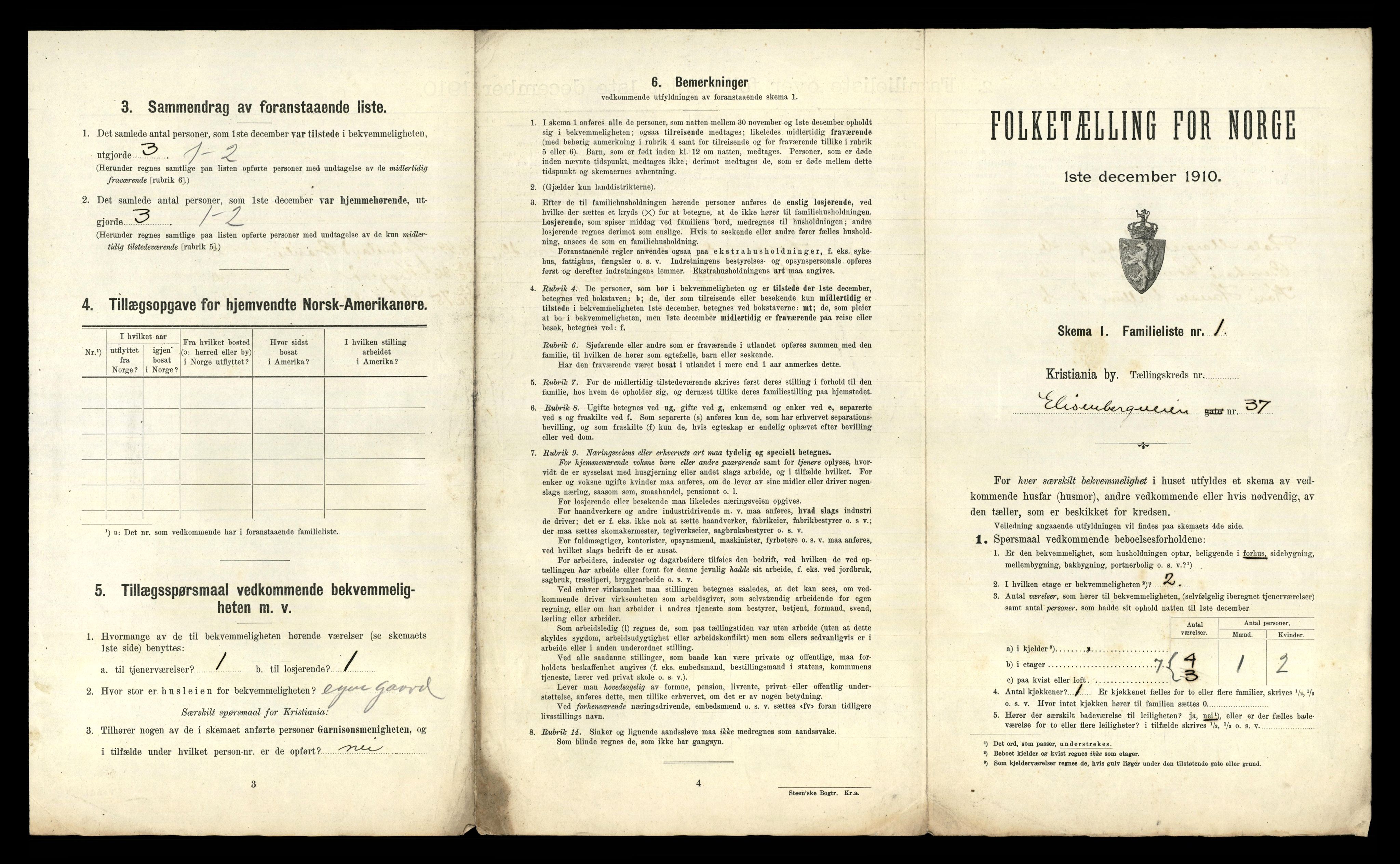 RA, 1910 census for Kristiania, 1910, p. 19955