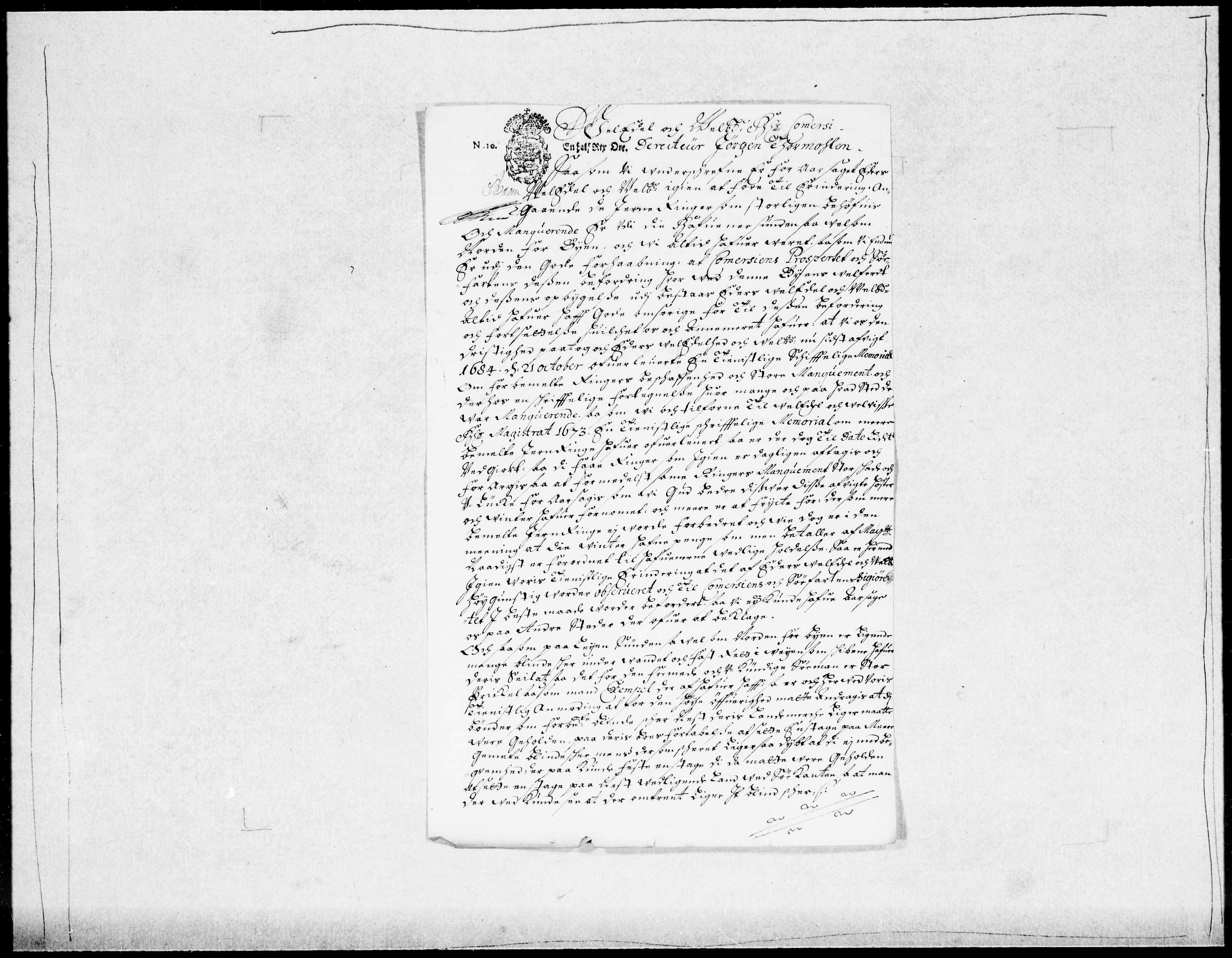 Danske Kanselli 1572-1799, RA/EA-3023/F/Fc/Fcc/Fcca/L0040: Norske innlegg 1572-1799, 1686-1687, p. 343