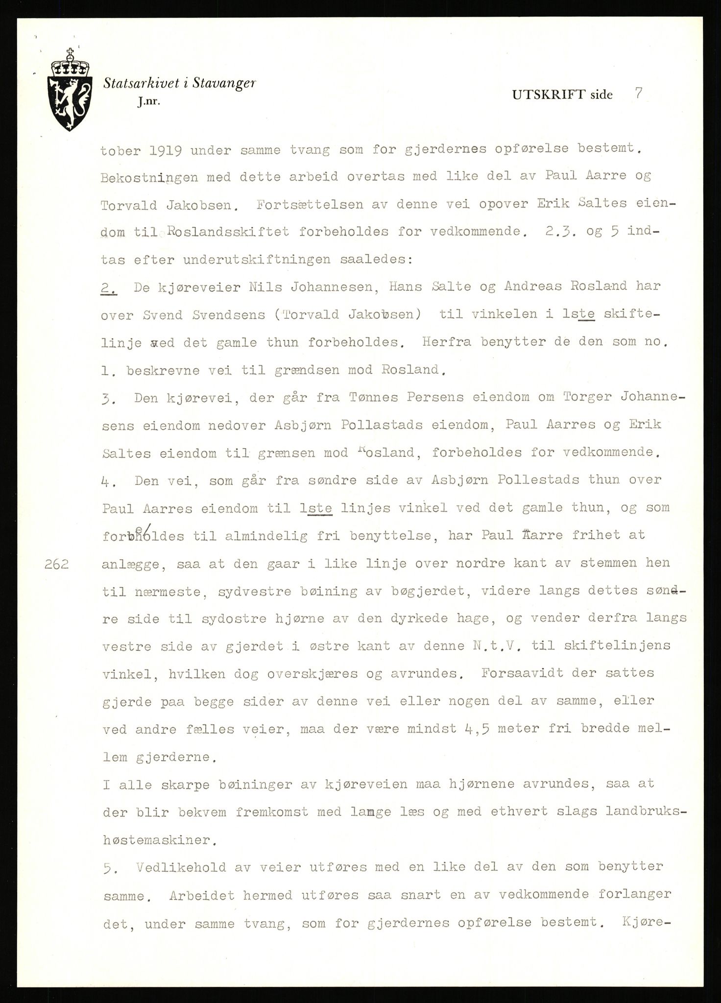 Statsarkivet i Stavanger, AV/SAST-A-101971/03/Y/Yj/L0027: Avskrifter sortert etter gårdsnavn: Gravdal - Grøtteland, 1750-1930, p. 375