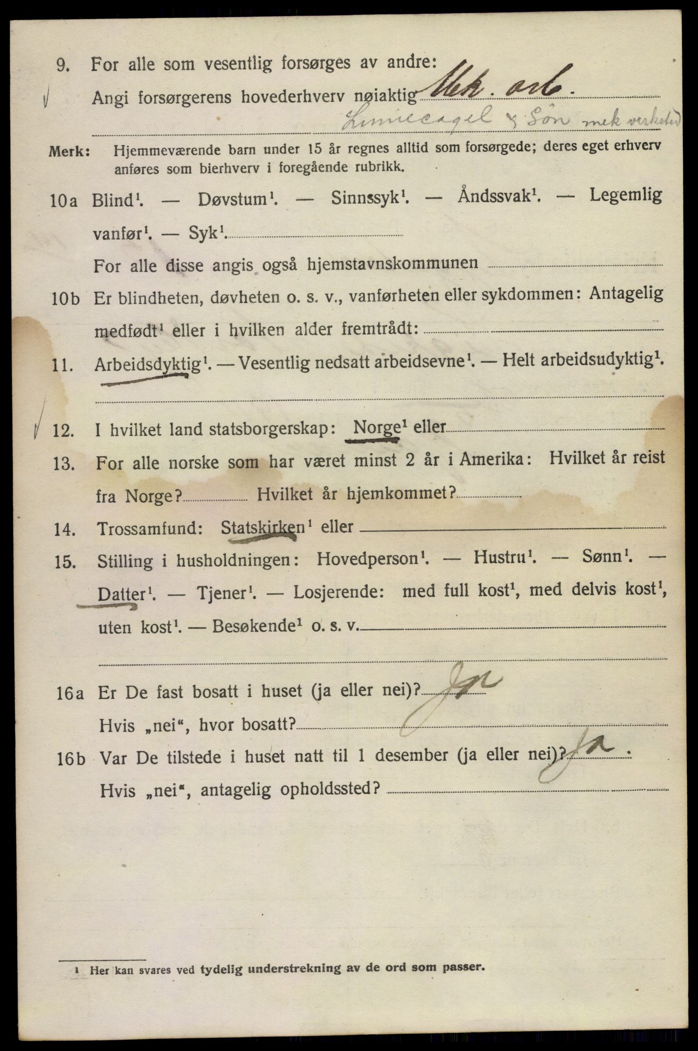 SAO, 1920 census for Kristiania, 1920, p. 427682