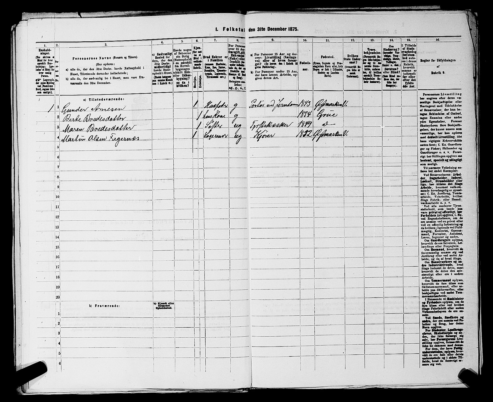 RA, 1875 census for 0218bP Østre Aker, 1875, p. 2969