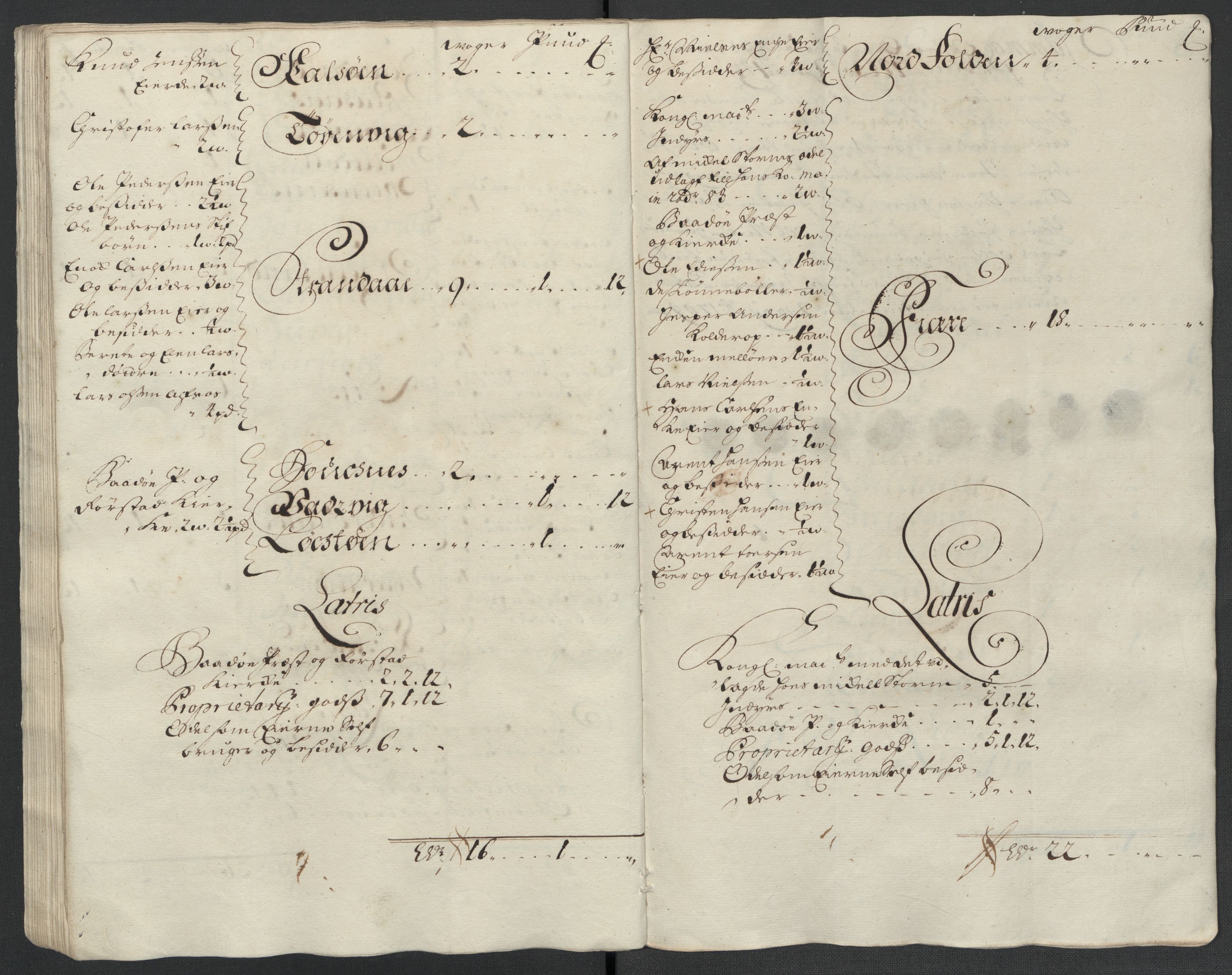 Rentekammeret inntil 1814, Reviderte regnskaper, Fogderegnskap, AV/RA-EA-4092/R66/L4581: Fogderegnskap Salten, 1707-1710, p. 330