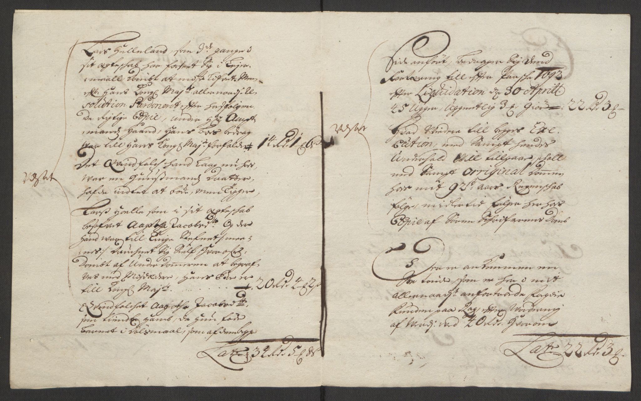 Rentekammeret inntil 1814, Reviderte regnskaper, Fogderegnskap, AV/RA-EA-4092/R51/L3181: Fogderegnskap Nordhordland og Voss, 1691-1692, p. 163