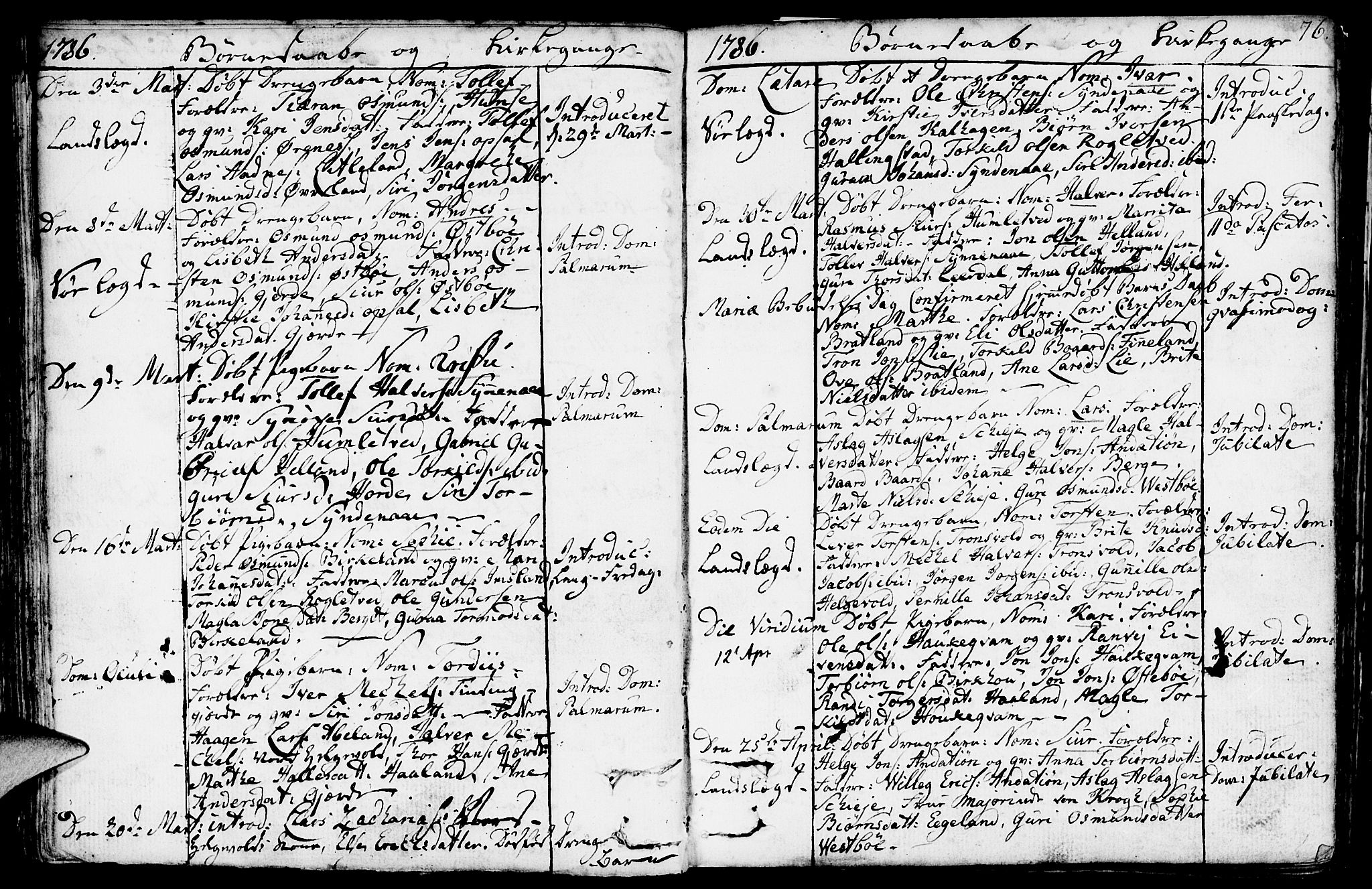 Vikedal sokneprestkontor, SAST/A-101840/01/IV: Parish register (official) no. A 2, 1779-1817, p. 76