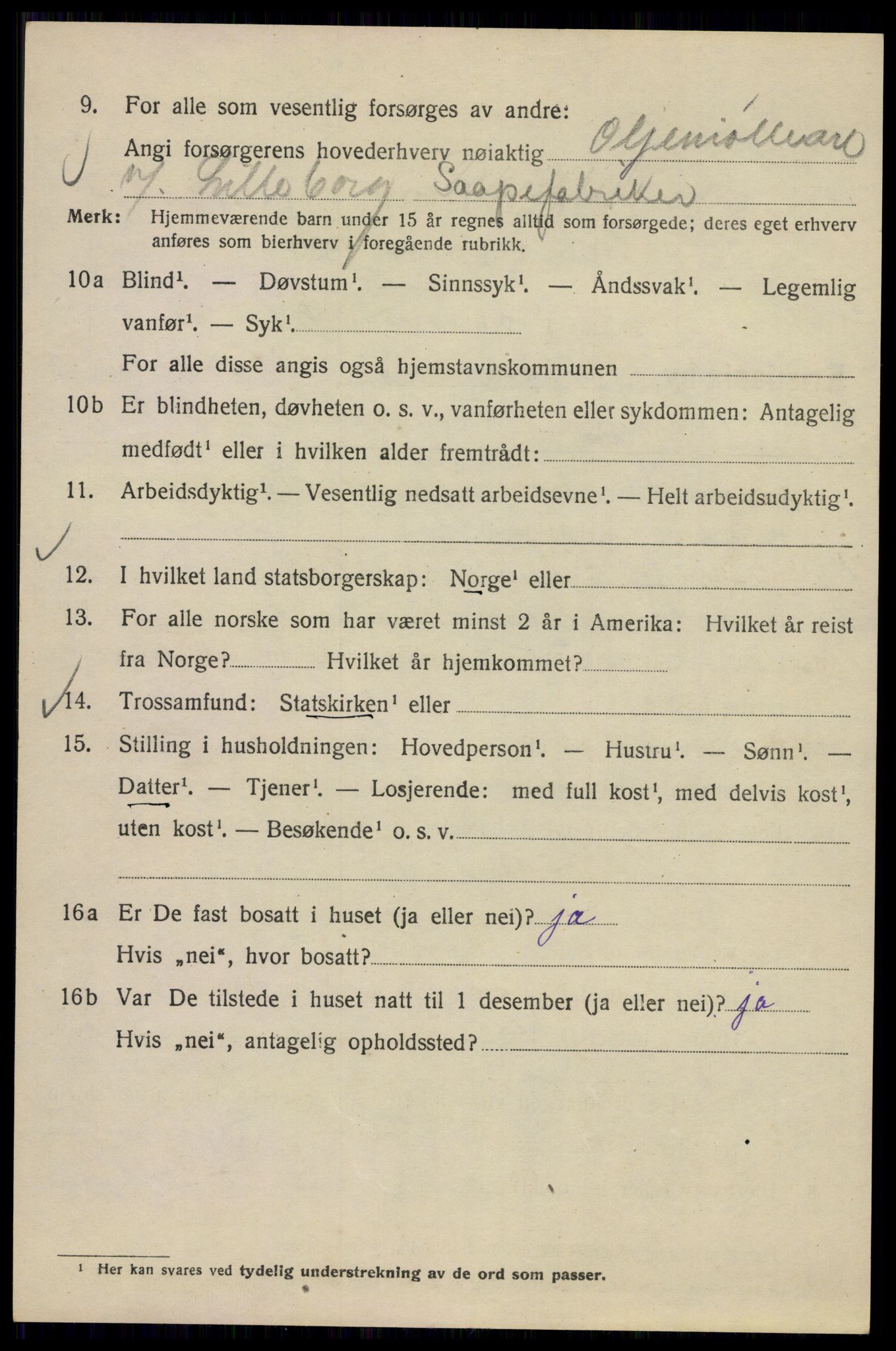 SAO, 1920 census for Kristiania, 1920, p. 353006