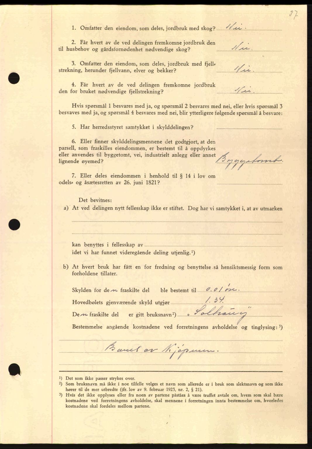 Nordmøre sorenskriveri, AV/SAT-A-4132/1/2/2Ca: Mortgage book no. A97, 1944-1944, Diary no: : 138/1944