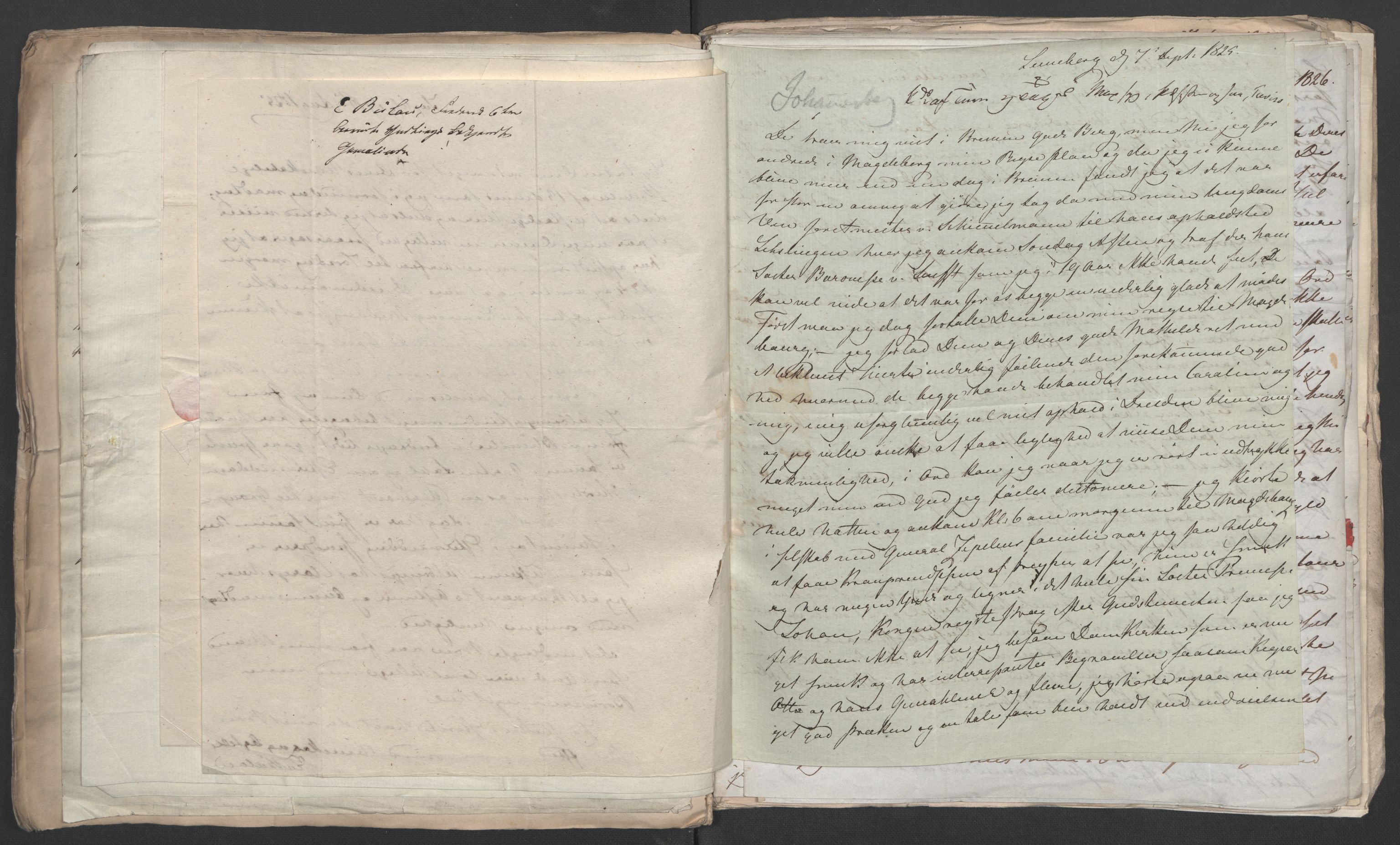 Faye, Andreas, AV/RA-PA-0015/F/Fh/L0027/0001: -- / Breve fra fru Emilie Bülow til Irgens-Bergh angaaende dagens begivenheder ved det danske hof 1825-1827, p. 21
