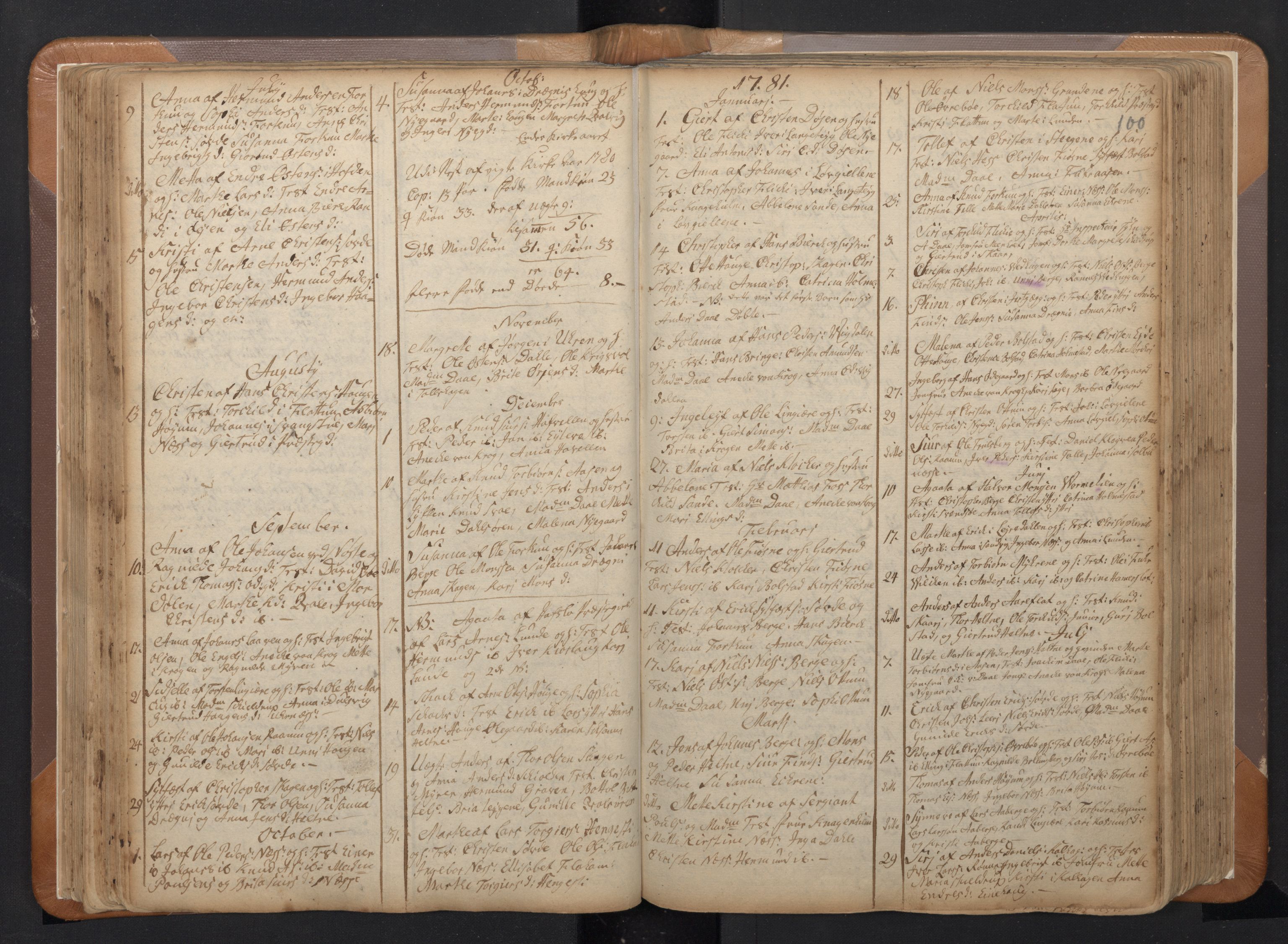 Luster sokneprestembete, SAB/A-81101/H/Haa/Haaa/L0002: Parish register (official) no. A 2, 1751-1796, p. 99b-100a