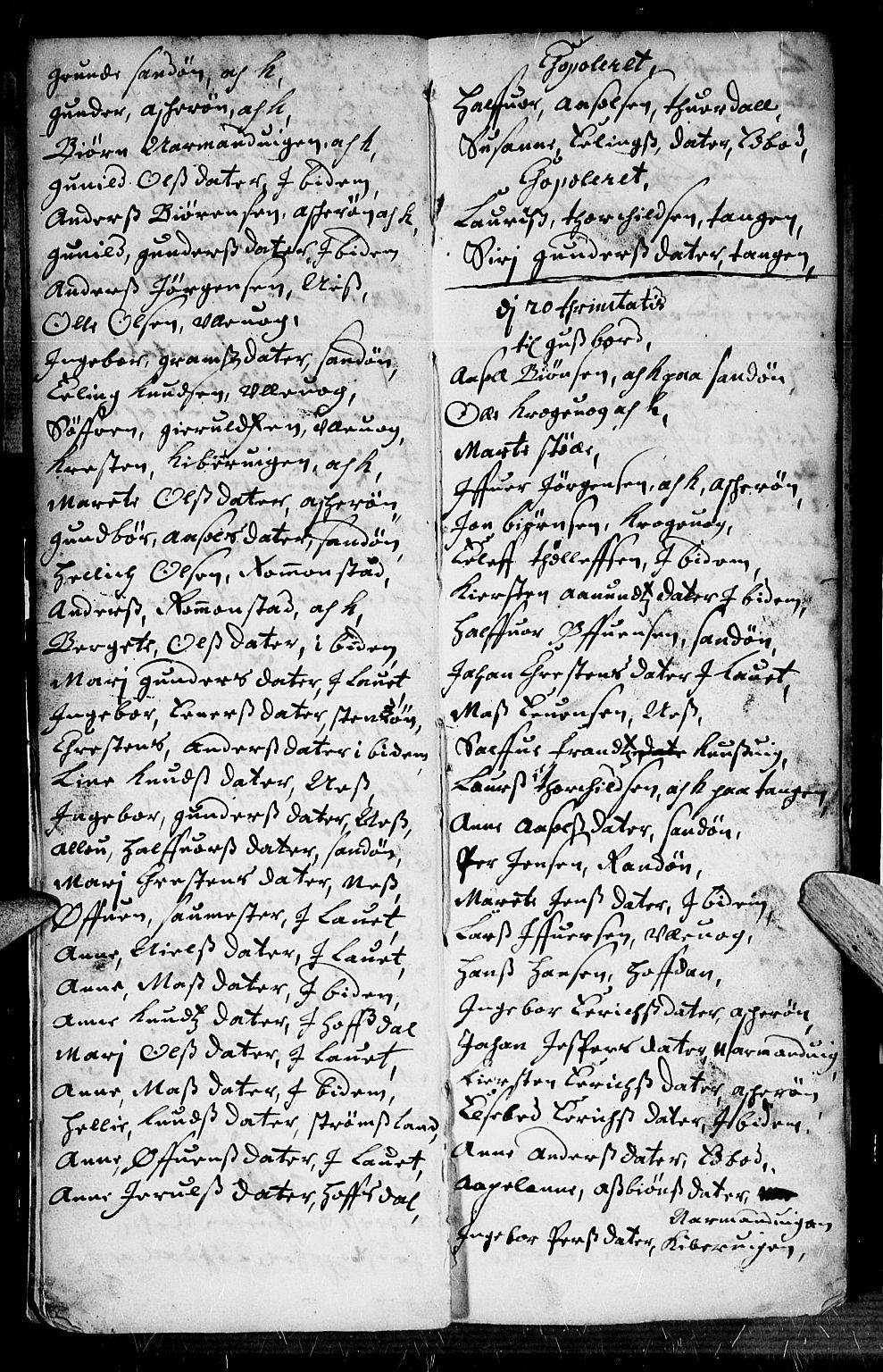 Dypvåg sokneprestkontor, AV/SAK-1111-0007/F/Fb/Fba/L0002: Parish register (copy) no. B 2, 1707-1721, p. 5