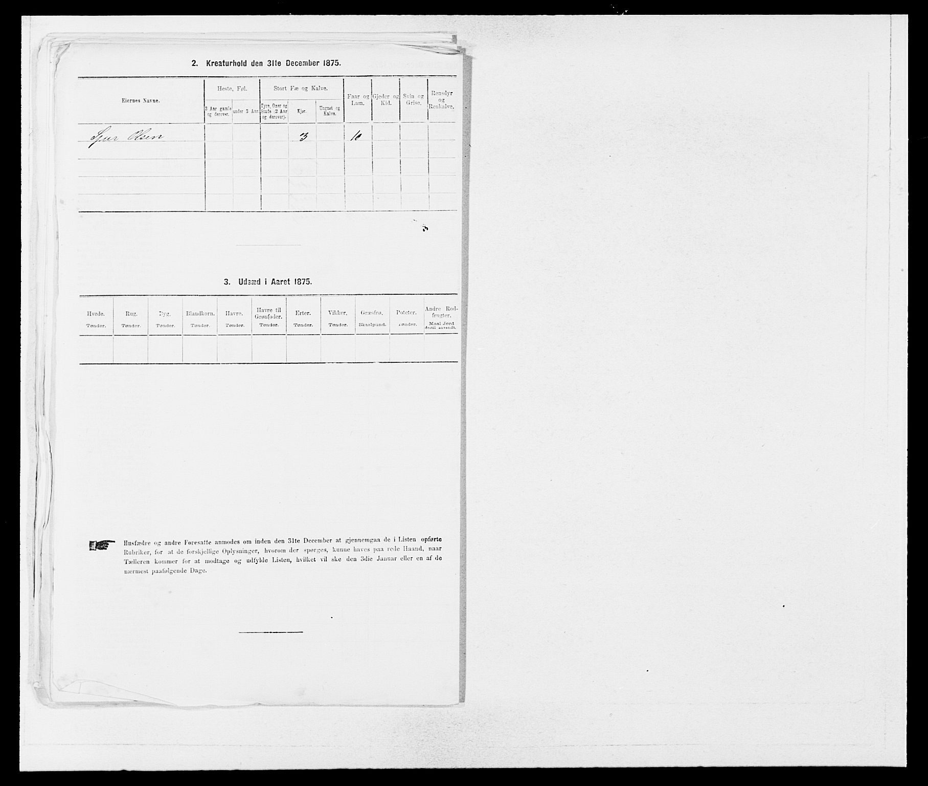 SAB, 1875 census for 1263P Lindås, 1875, p. 384