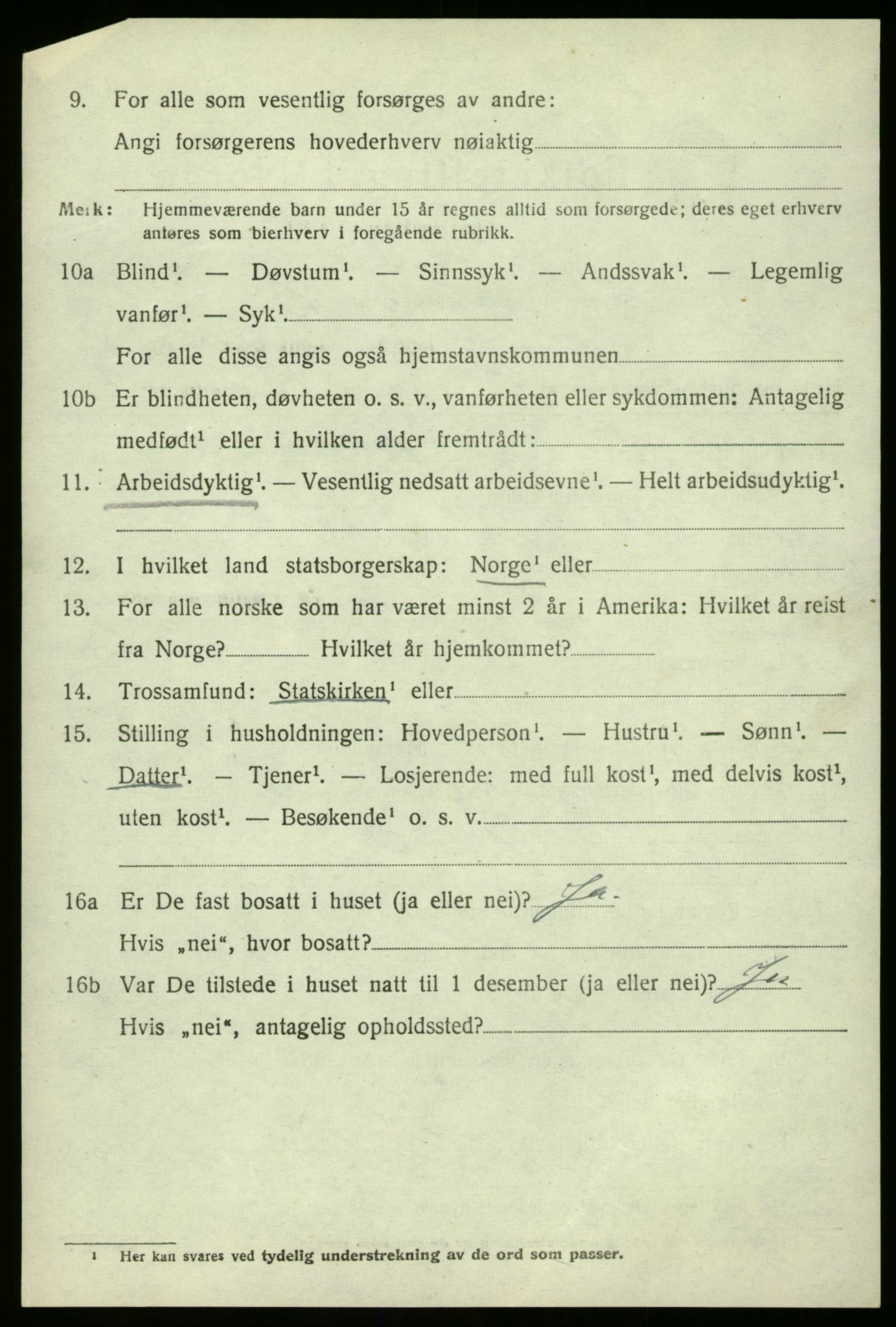 SAO, 1920 census for Borge, 1920, p. 4938