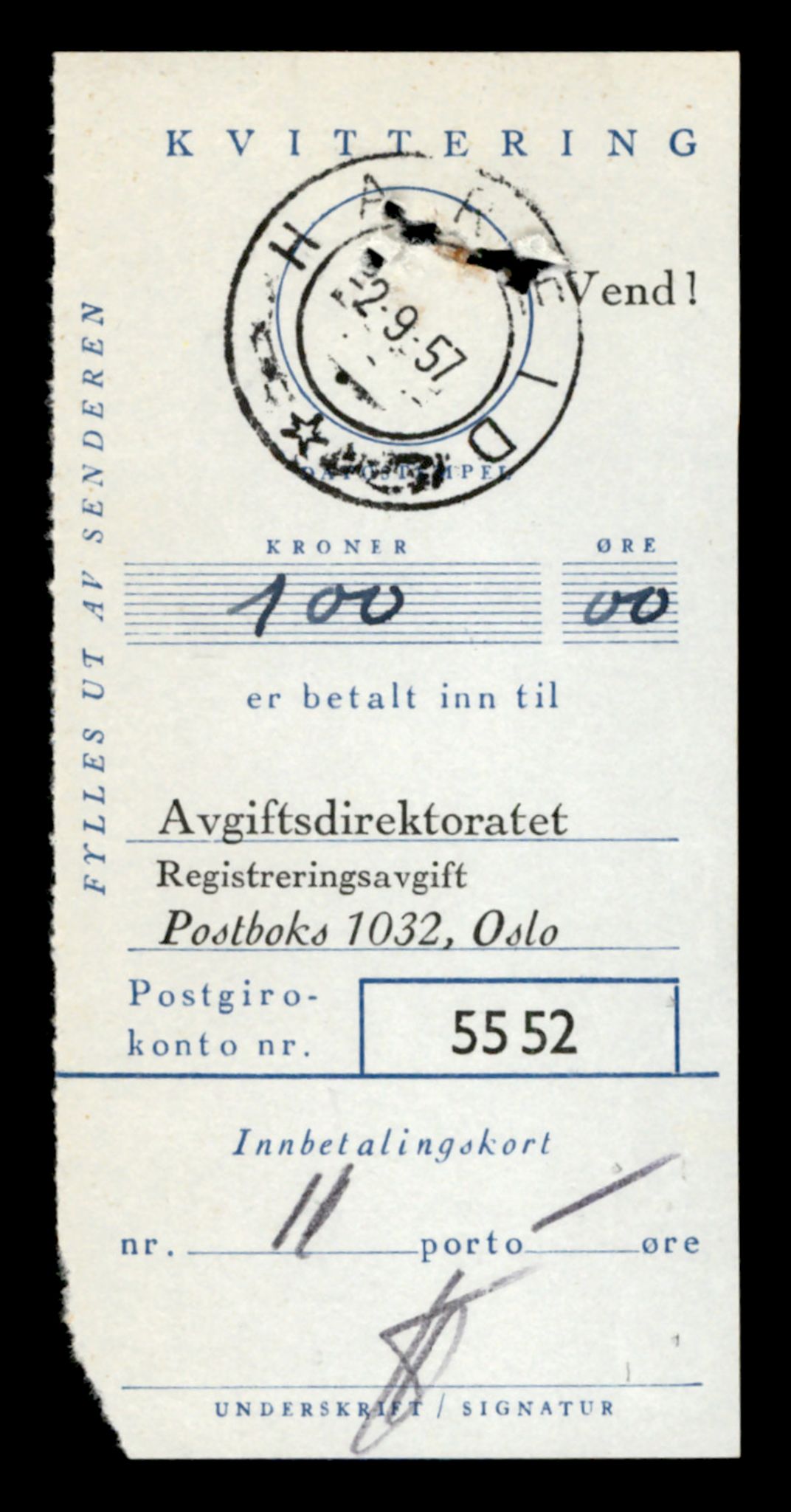 Møre og Romsdal vegkontor - Ålesund trafikkstasjon, AV/SAT-A-4099/F/Fe/L0036: Registreringskort for kjøretøy T 12831 - T 13030, 1927-1998, p. 2995