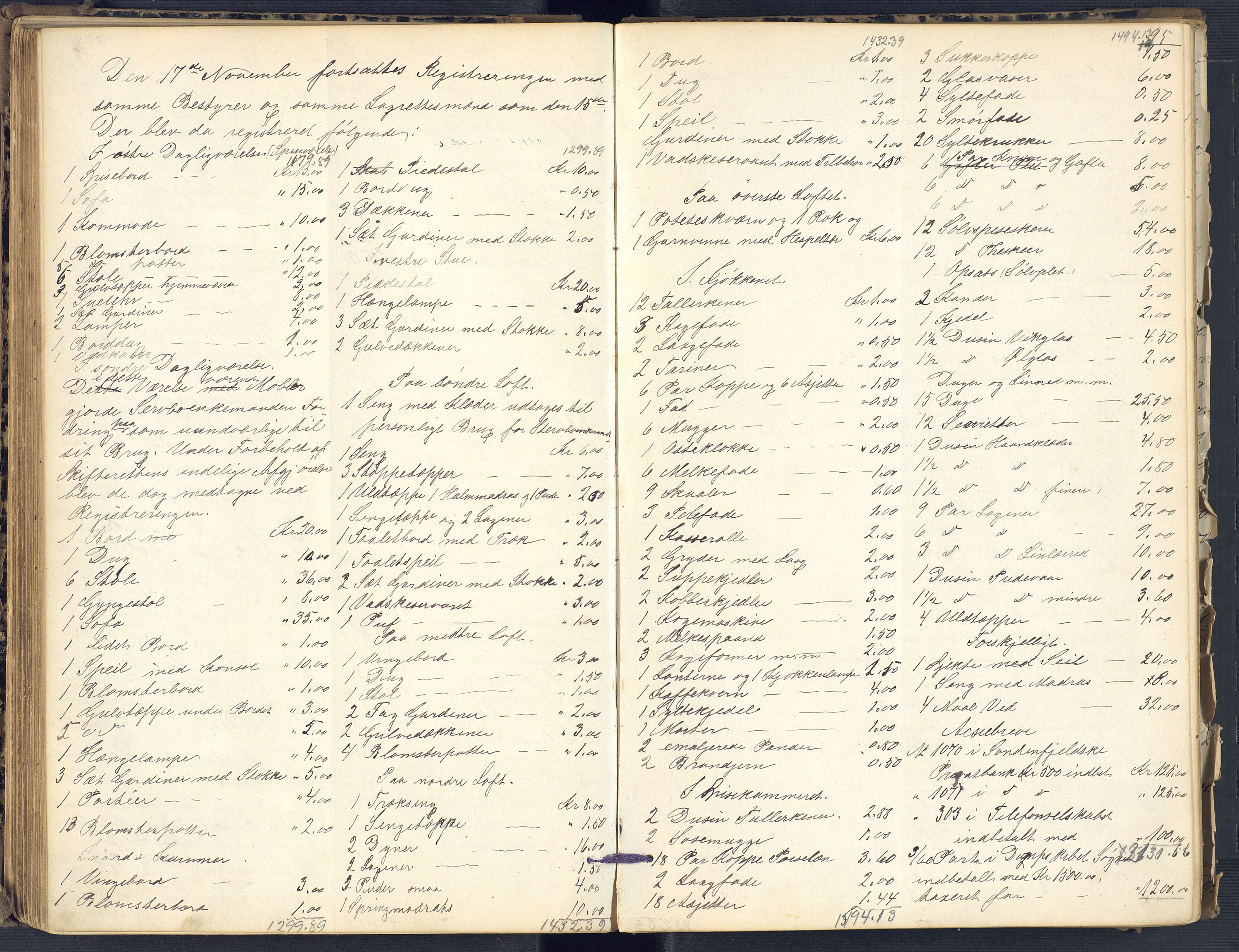 Torridal sorenskriveri, SAK/1221-0012/H/Hc/L0011: Skifteregistreringsprotokoll Søgne og Greipstad lensmannsdistrikt nr. 1, 1883-1903, p. 95