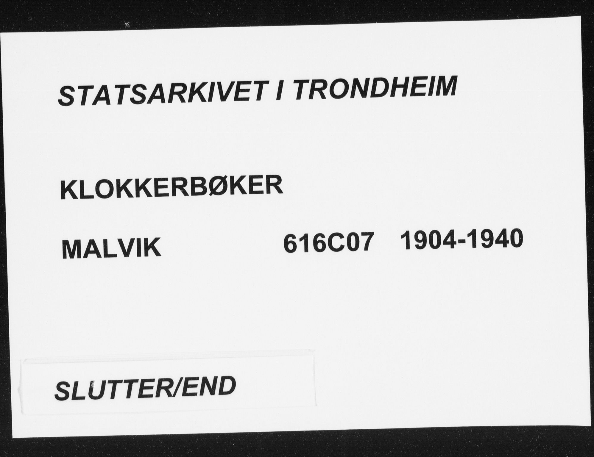 Ministerialprotokoller, klokkerbøker og fødselsregistre - Sør-Trøndelag, AV/SAT-A-1456/616/L0424: Parish register (copy) no. 616C07, 1904-1940