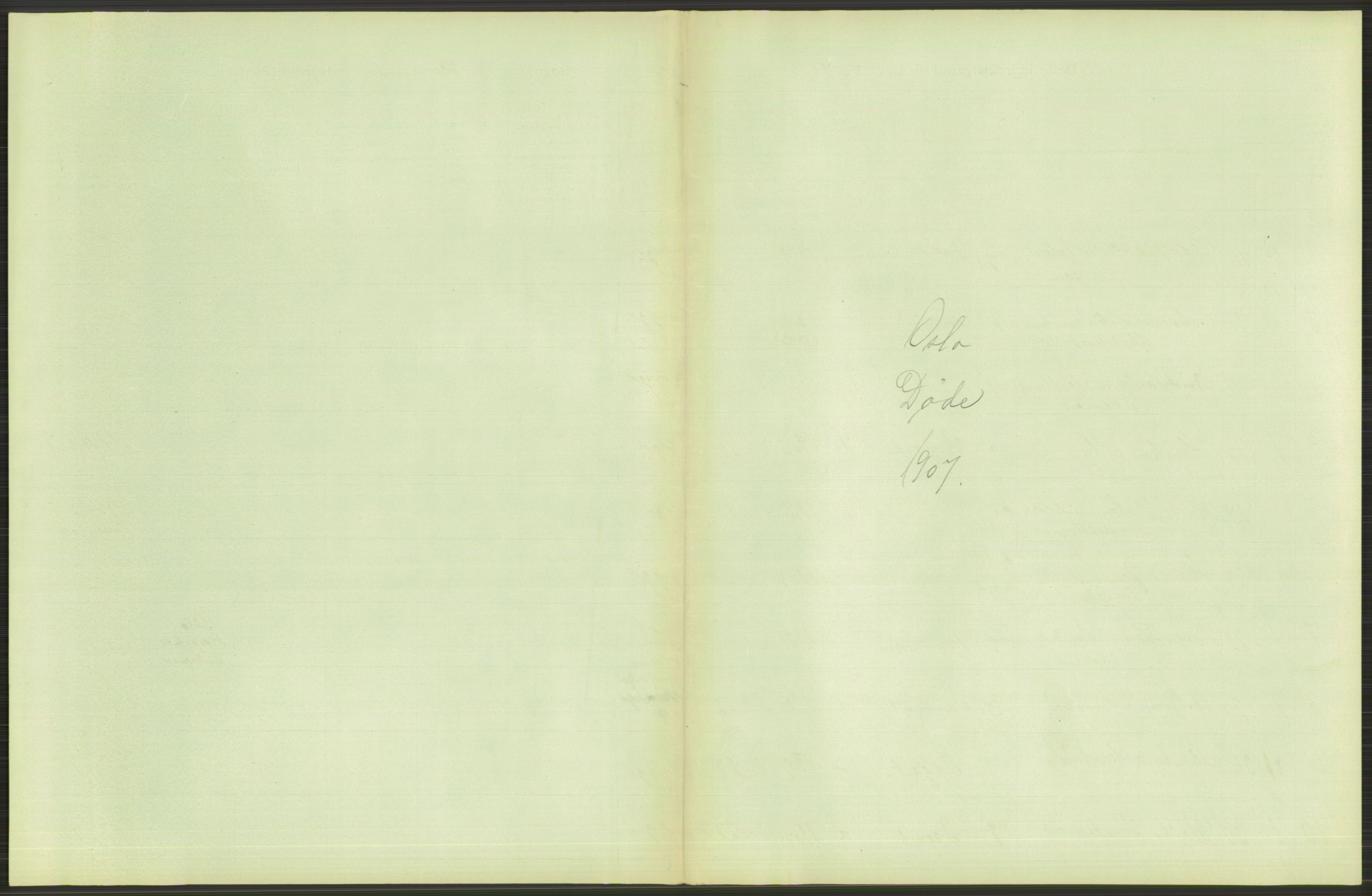 Statistisk sentralbyrå, Sosiodemografiske emner, Befolkning, AV/RA-S-2228/D/Df/Dfa/Dfae/L0009: Kristiania: Døde, 1907, p. 65