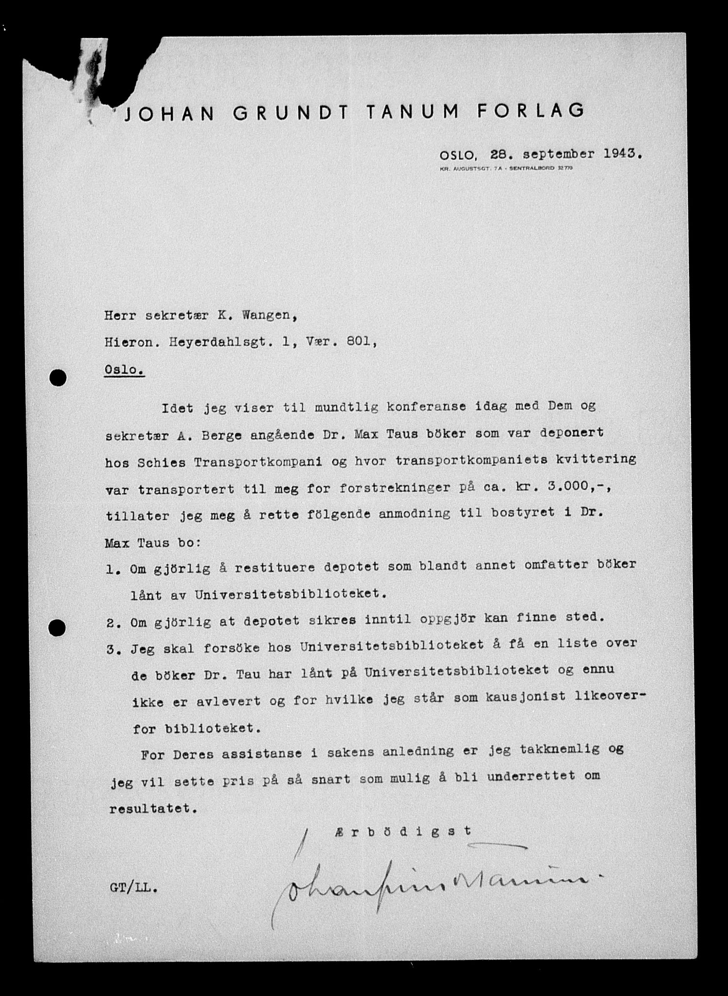 Justisdepartementet, Tilbakeføringskontoret for inndratte formuer, AV/RA-S-1564/H/Hc/Hcc/L0983: --, 1945-1947, p. 679