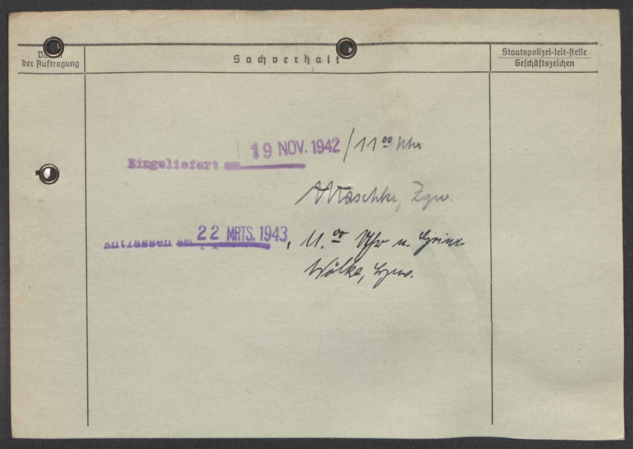 Befehlshaber der Sicherheitspolizei und des SD, AV/RA-RAFA-5969/E/Ea/Eaa/L0009: Register over norske fanger i Møllergata 19: Ru-Sy, 1940-1945, p. 93