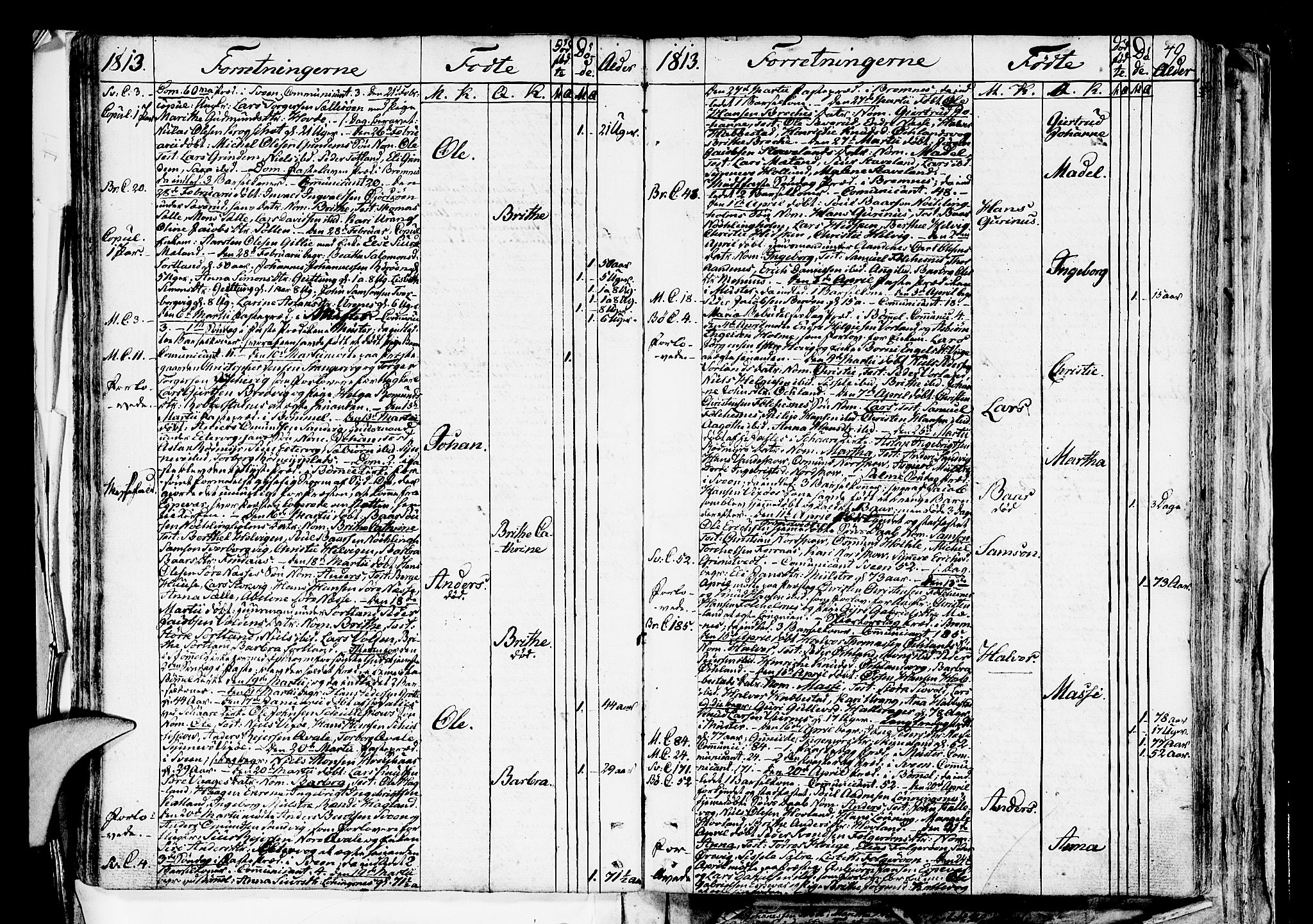 Finnås sokneprestembete, AV/SAB-A-99925/H/Ha/Haa/Haaa/L0004: Parish register (official) no. A 4, 1804-1830, p. 49