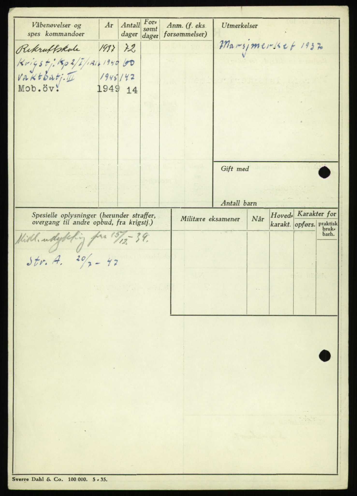 Forsvaret, Troms infanteriregiment nr. 16, AV/RA-RAFA-3146/P/Pa/L0021: Rulleblad for regimentets menige mannskaper, årsklasse 1937, 1937, p. 200