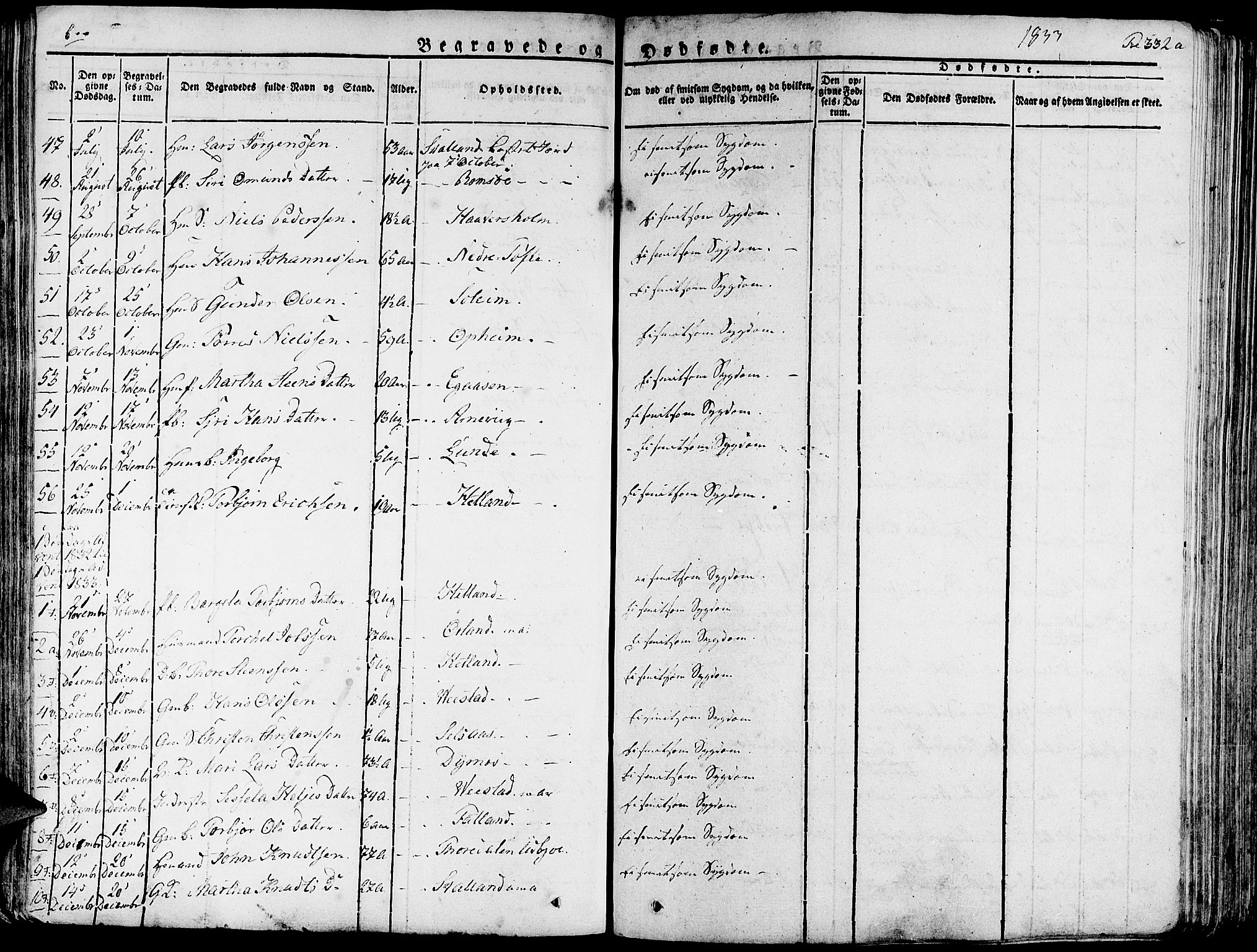 Fjelberg sokneprestembete, AV/SAB-A-75201/H/Haa: Parish register (official) no. A 5, 1822-1834, p. 332