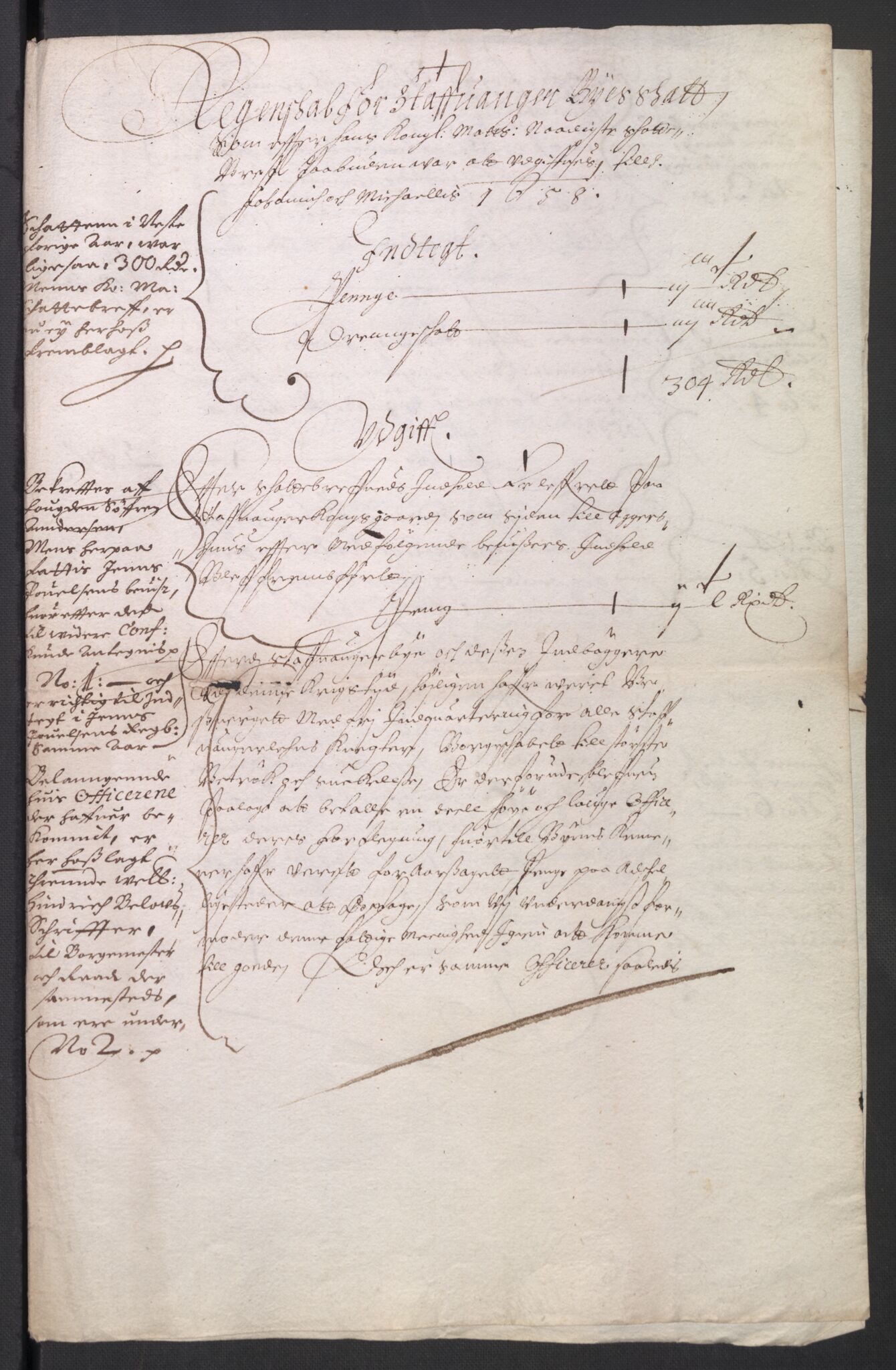 Rentekammeret inntil 1814, Reviderte regnskaper, Byregnskaper, AV/RA-EA-4066/R/Ro/L0299: [O2] By- og kontribusjonsregnskap, 1639-1661, p. 341