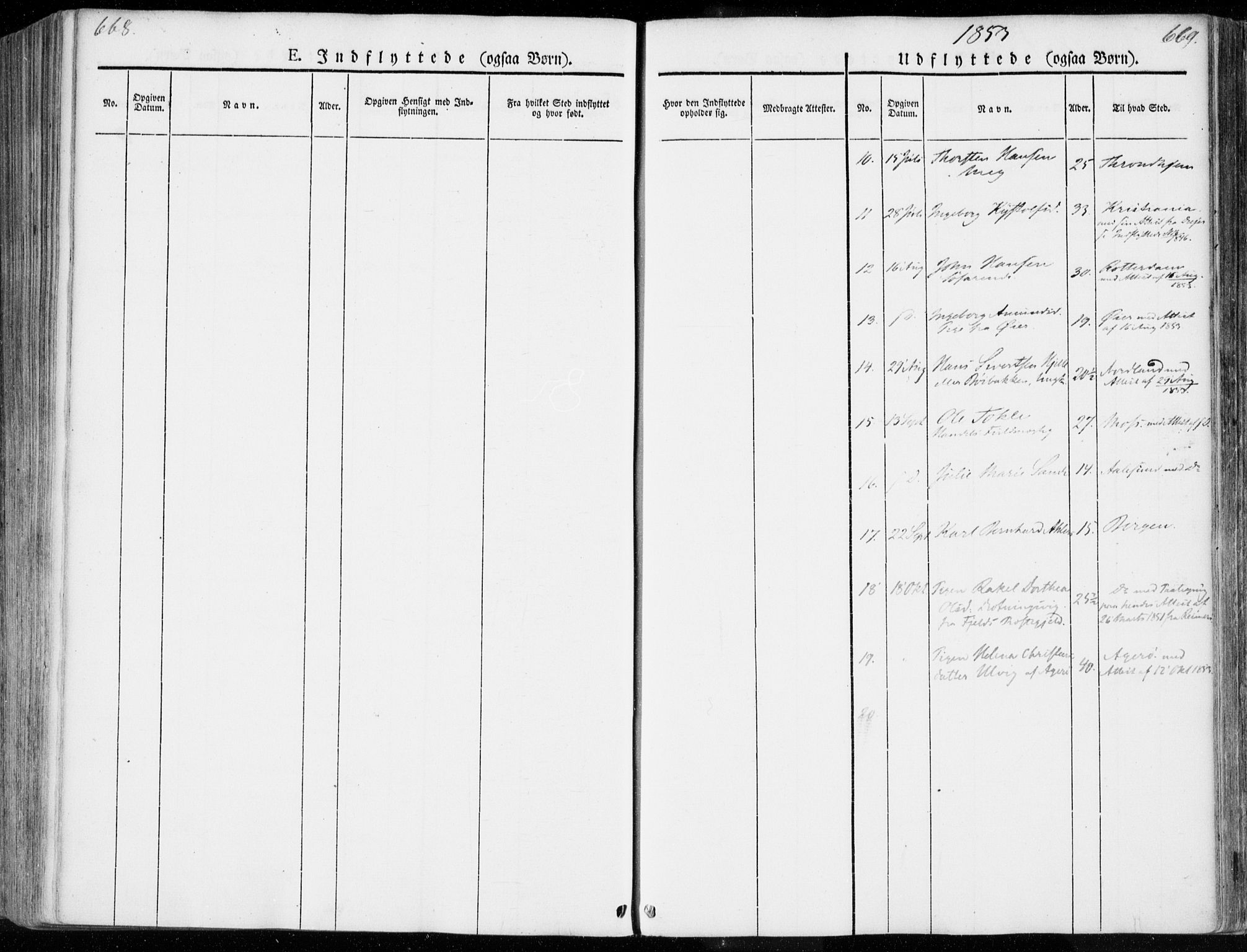 Ministerialprotokoller, klokkerbøker og fødselsregistre - Møre og Romsdal, SAT/A-1454/558/L0689: Parish register (official) no. 558A03, 1843-1872, p. 668-669