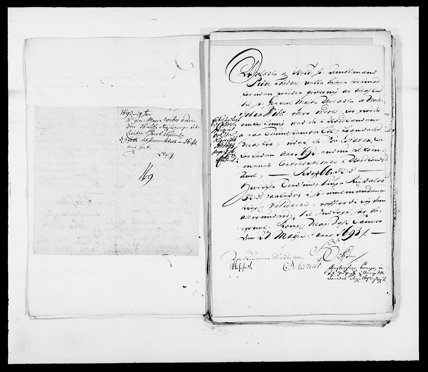 Rentekammeret inntil 1814, Reviderte regnskaper, Fogderegnskap, AV/RA-EA-4092/R68/L4751: Fogderegnskap Senja og Troms, 1690-1693, p. 215