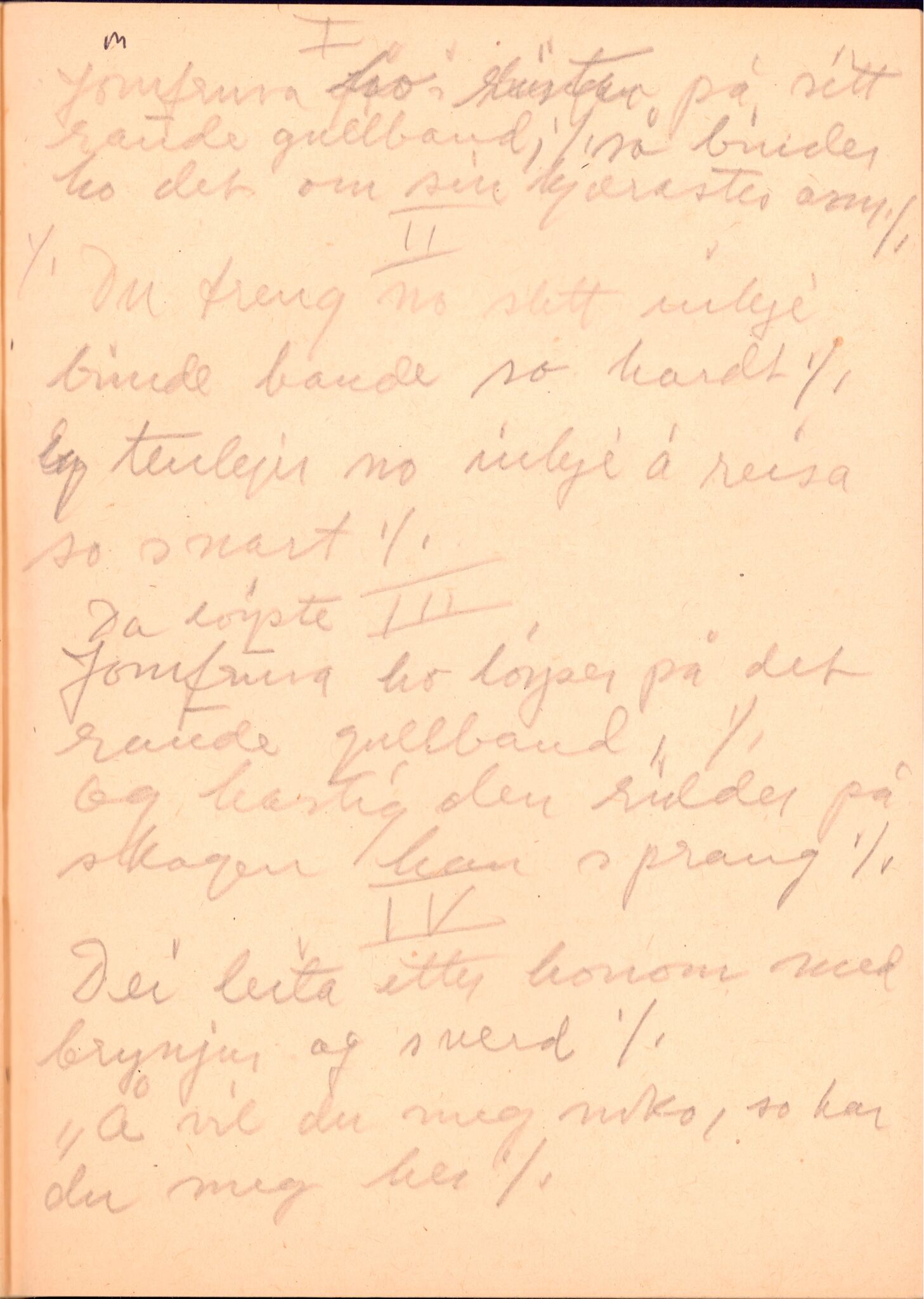 Samling etter Klara Semb, NSFF/KS/A/007: Kladdebok med nedteikning om bunad og dans, 1884-1970, p. 34