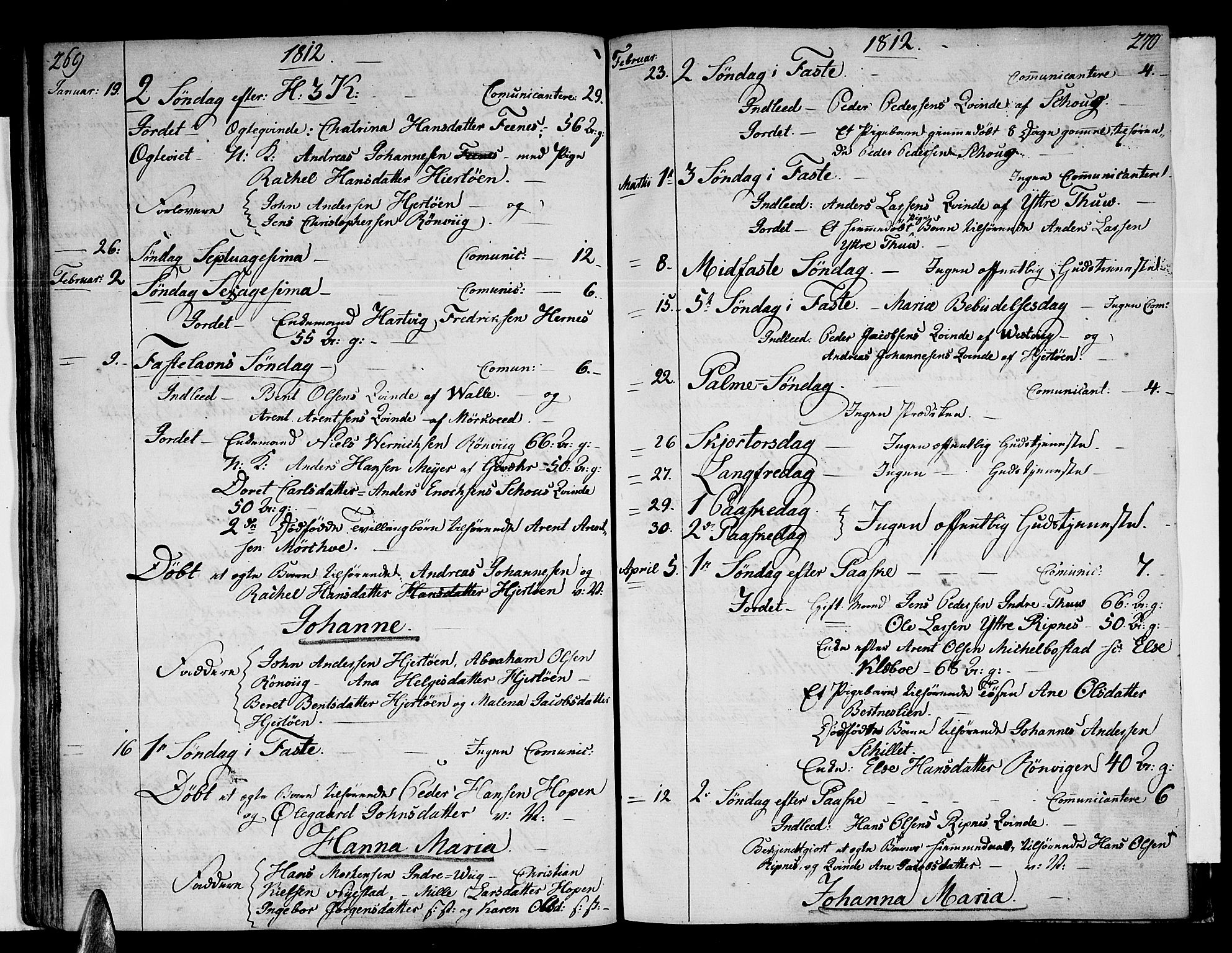 Ministerialprotokoller, klokkerbøker og fødselsregistre - Nordland, SAT/A-1459/801/L0004: Parish register (official) no. 801A04, 1796-1817, p. 269-270