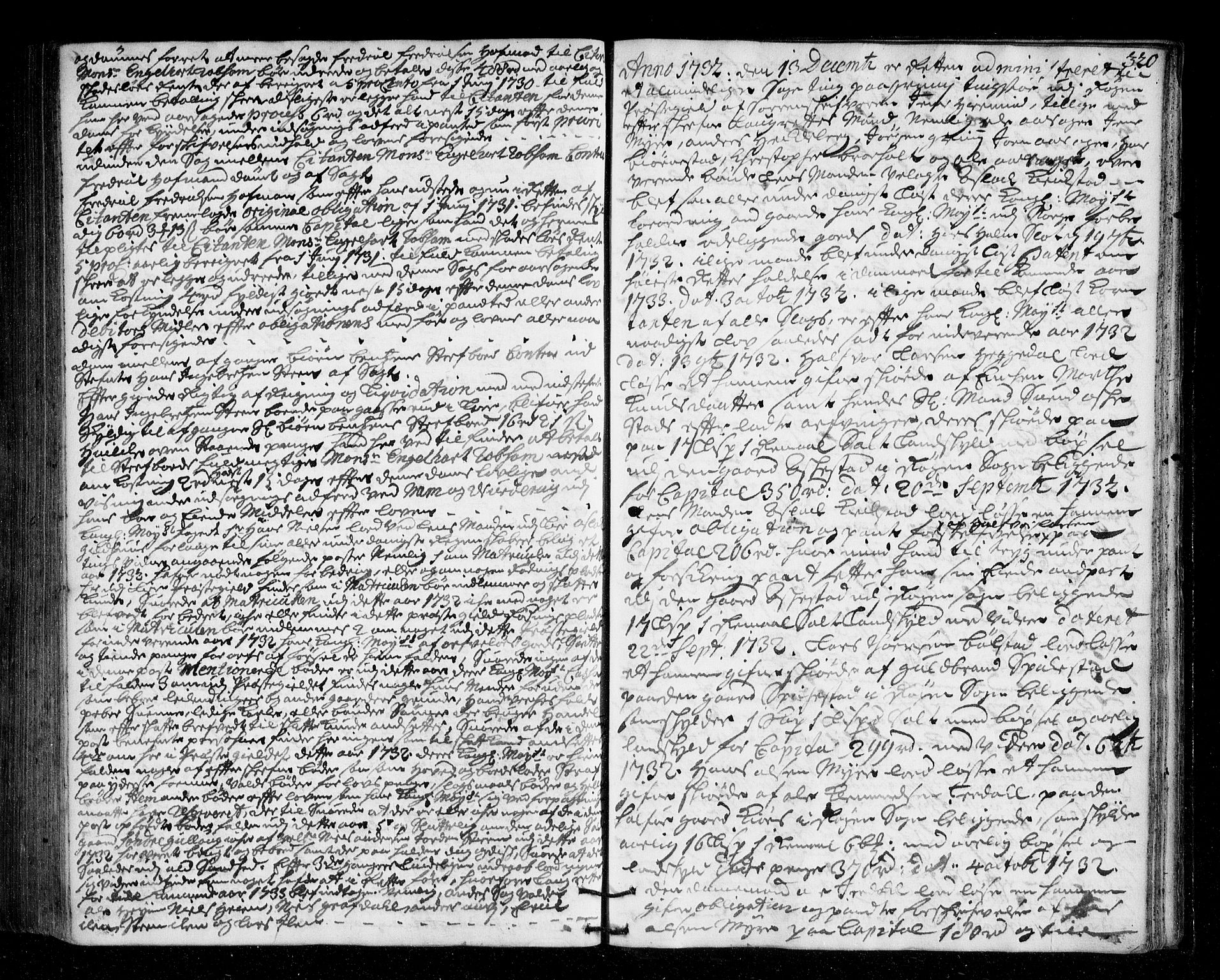 Lier, Røyken og Hurum sorenskriveri, SAKO/A-89/F/Fa/L0046: Tingbok, 1729-1733, p. 320