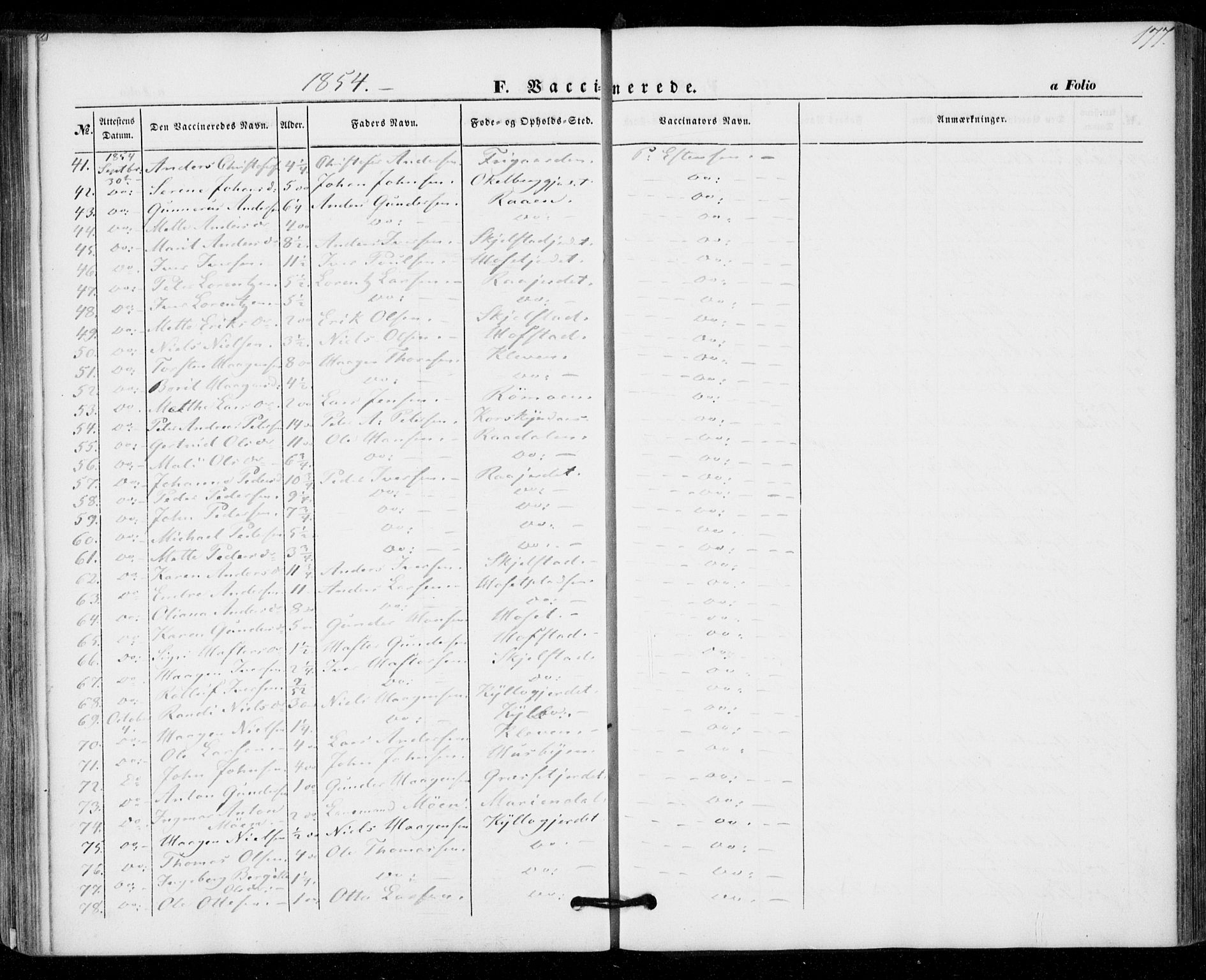 Ministerialprotokoller, klokkerbøker og fødselsregistre - Nord-Trøndelag, SAT/A-1458/703/L0028: Parish register (official) no. 703A01, 1850-1862, p. 177