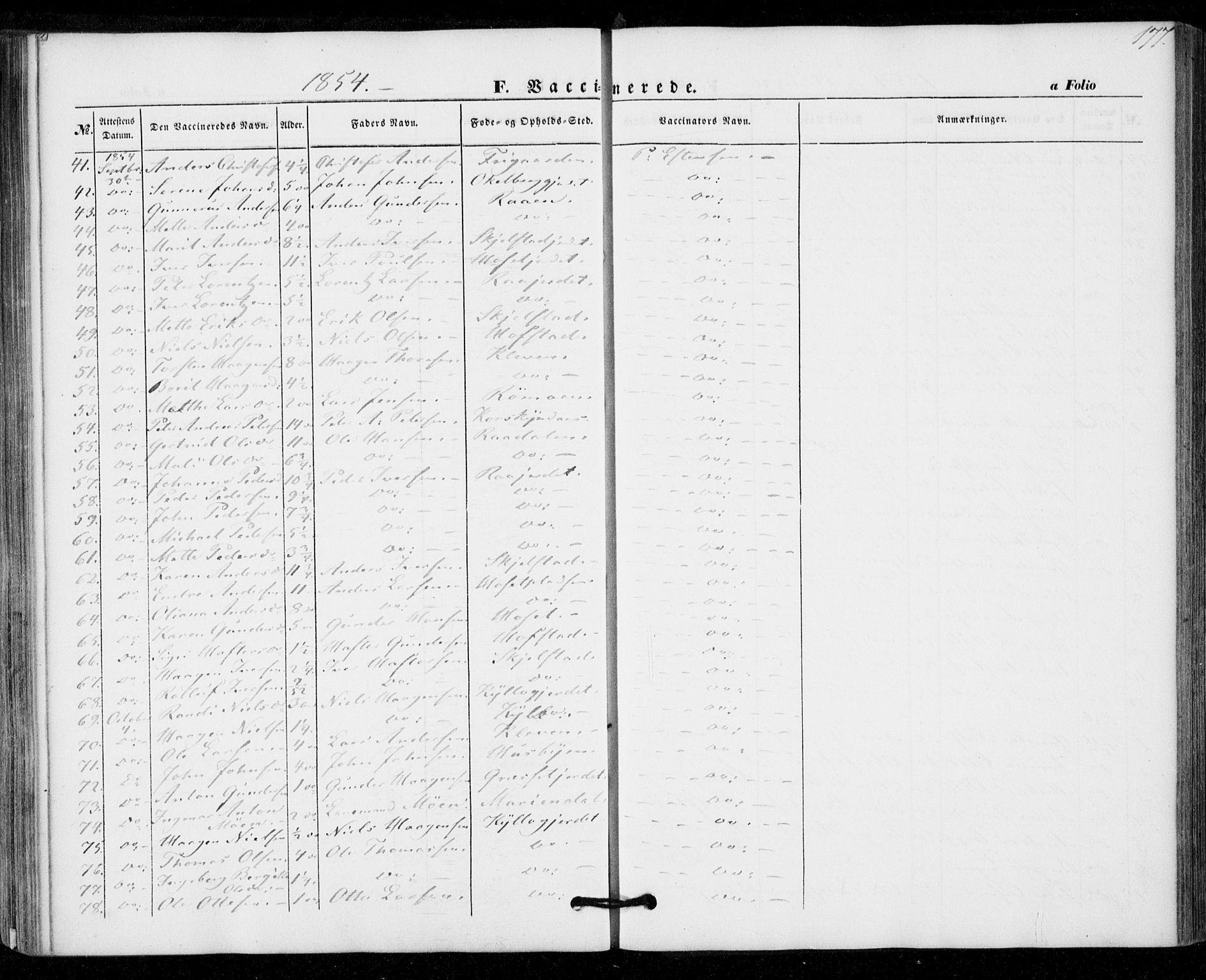 Ministerialprotokoller, klokkerbøker og fødselsregistre - Nord-Trøndelag, AV/SAT-A-1458/703/L0028: Parish register (official) no. 703A01, 1850-1862, p. 177