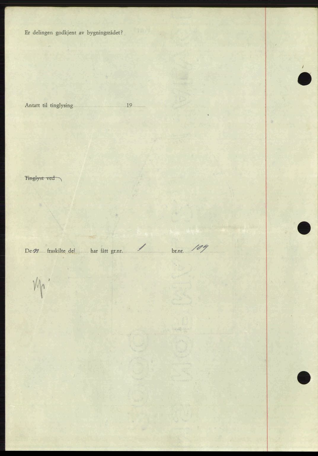 Ytre Sogn tingrett, SAB/A-2601/1/G/Gbb/L0007: Mortgage book no. A4 - A5 (B3), 1949-1949, Diary no: : 552/1949