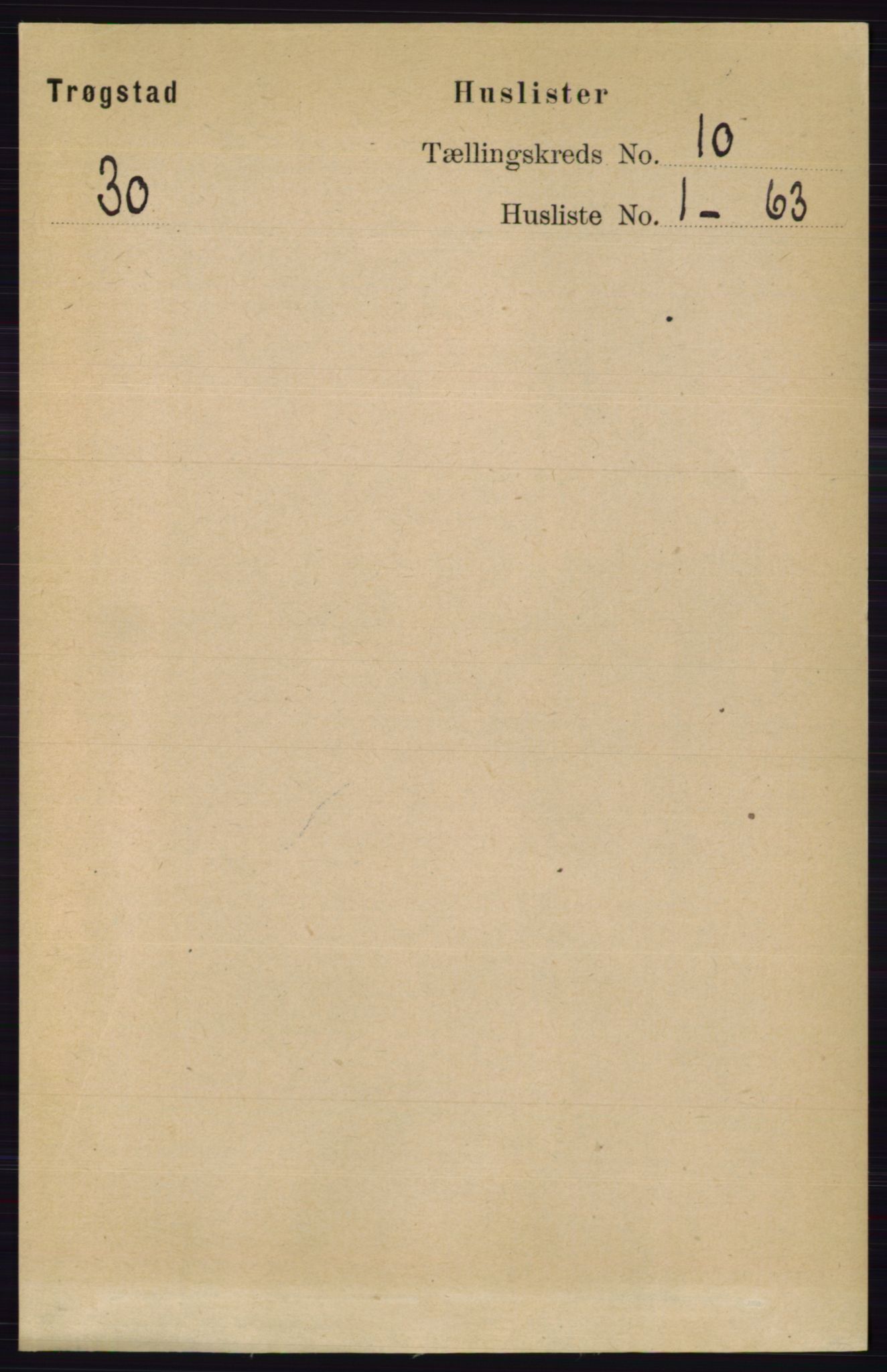 RA, 1891 Census for 0122 Trøgstad, 1891, p. 4230