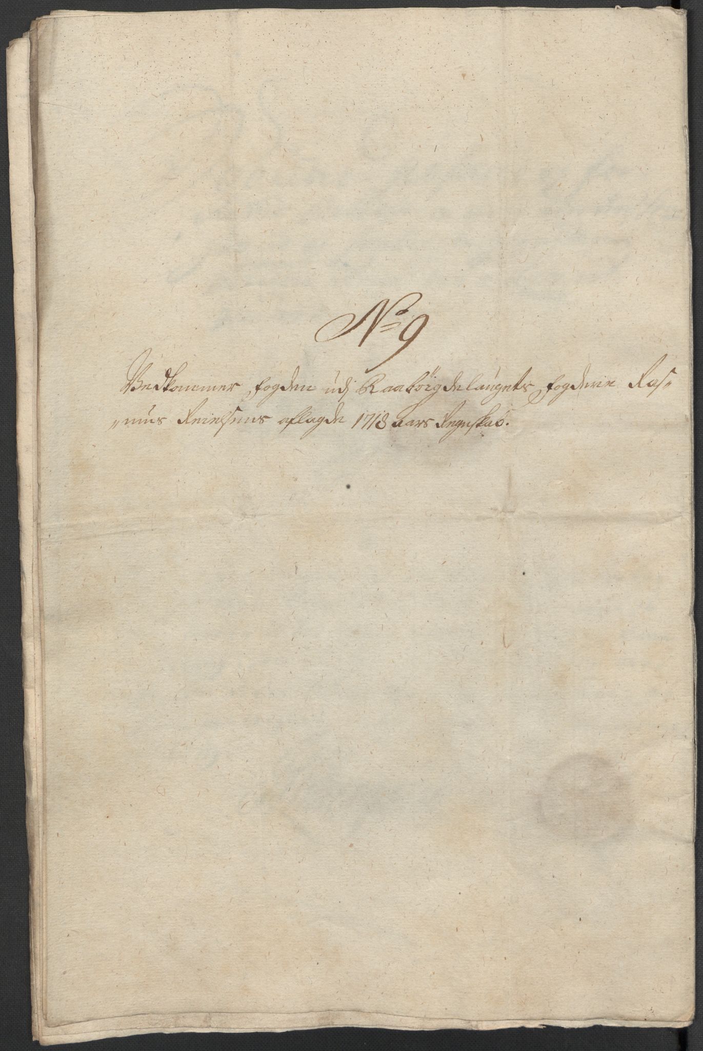 Rentekammeret inntil 1814, Reviderte regnskaper, Fogderegnskap, AV/RA-EA-4092/R40/L2453: Fogderegnskap Råbyggelag, 1718-1719, p. 100