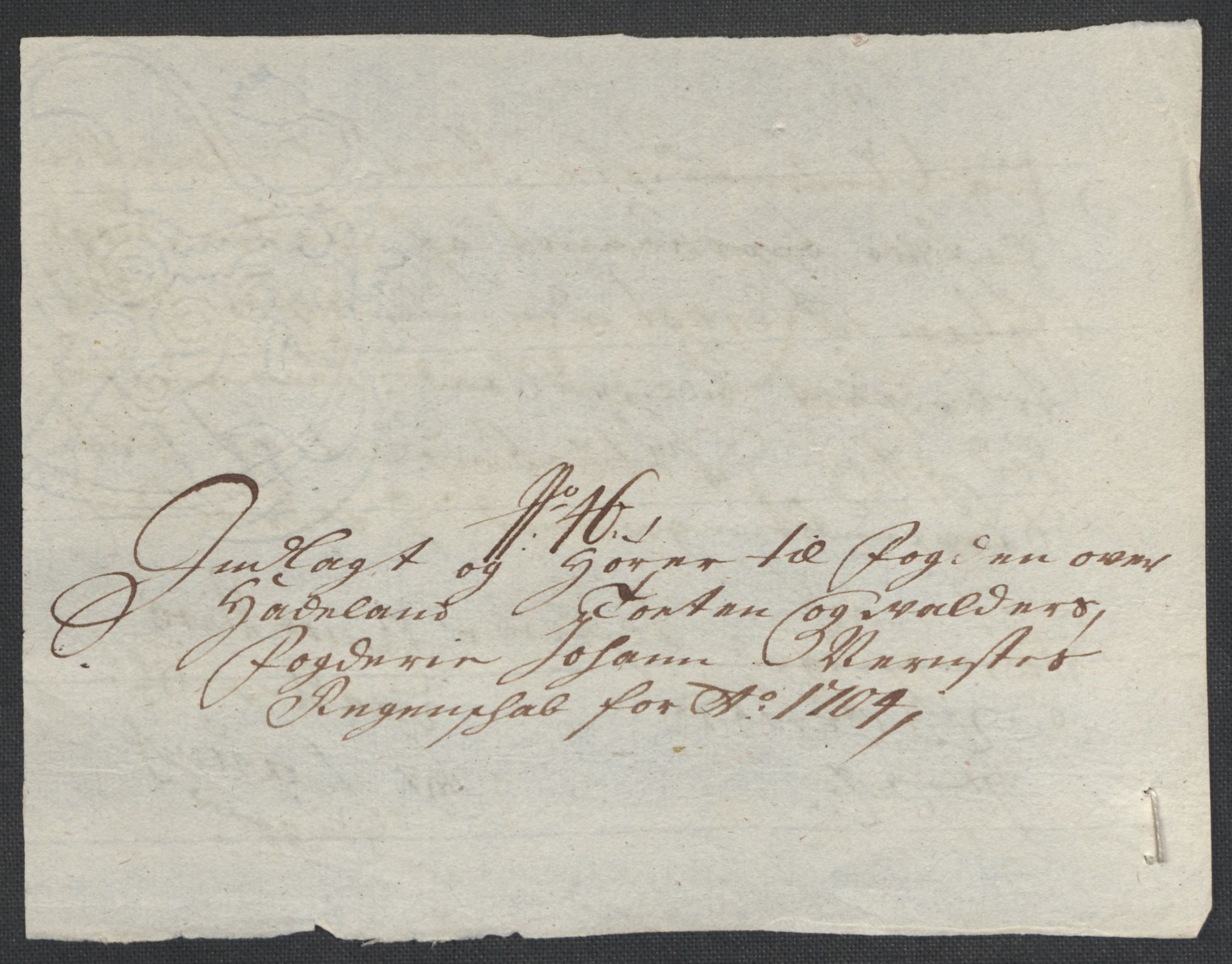 Rentekammeret inntil 1814, Reviderte regnskaper, Fogderegnskap, RA/EA-4092/R18/L1302: Fogderegnskap Hadeland, Toten og Valdres, 1704, p. 420