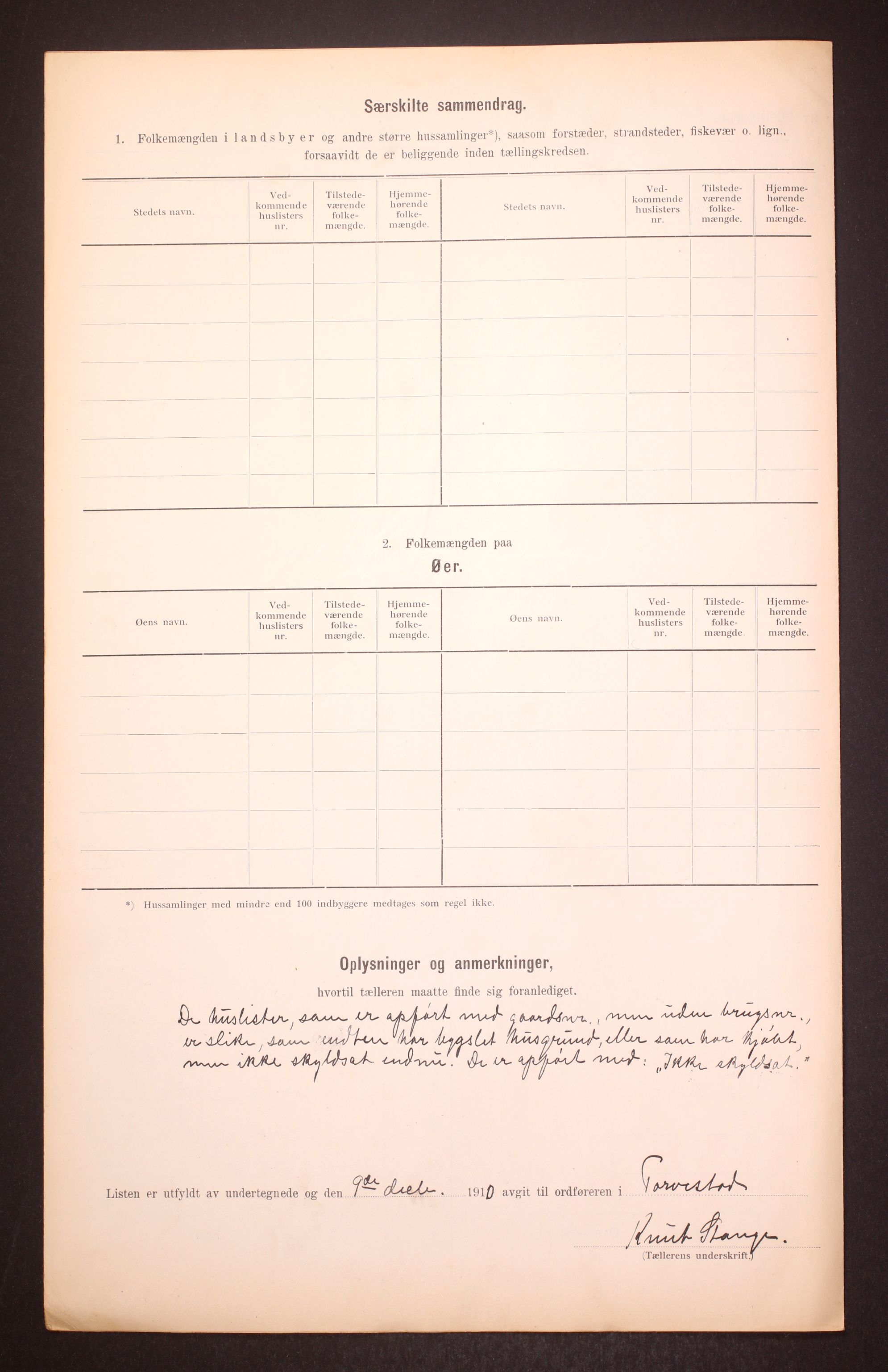 RA, 1910 census for Torvastad, 1910, p. 9