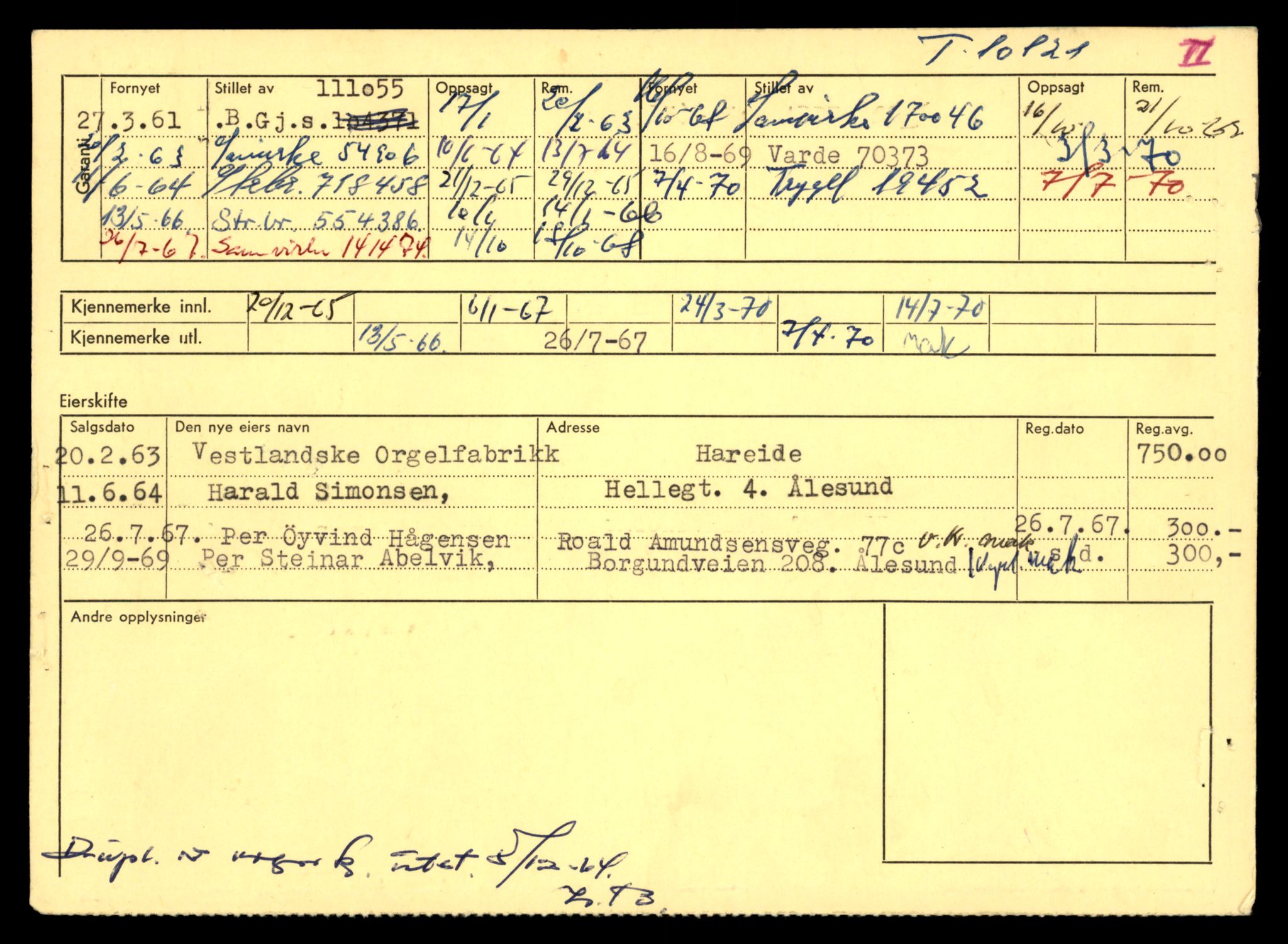 Møre og Romsdal vegkontor - Ålesund trafikkstasjon, AV/SAT-A-4099/F/Fe/L0018: Registreringskort for kjøretøy T 10091 - T 10227, 1927-1998, p. 780