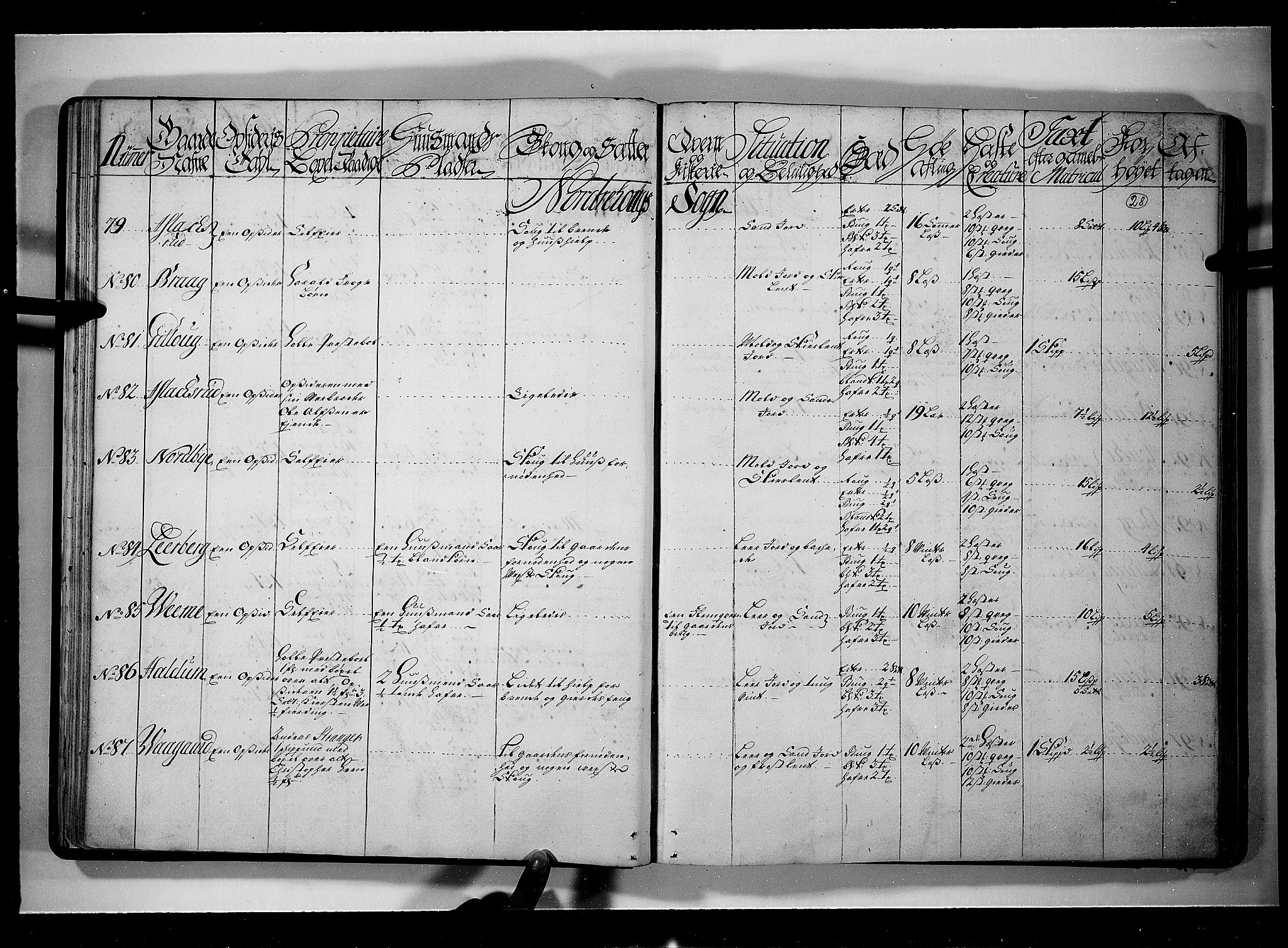 Rentekammeret inntil 1814, Realistisk ordnet avdeling, AV/RA-EA-4070/N/Nb/Nbf/L0109: Ringerike og Hallingdal eksaminasjonsprotokoll, 1723, p. 27b-28a