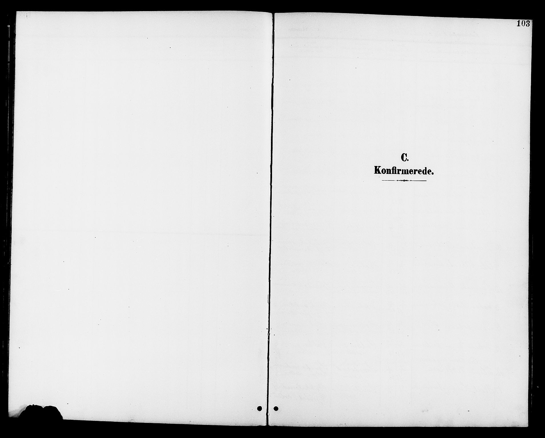 Vestre Toten prestekontor, SAH/PREST-108/H/Ha/Hab/L0011: Parish register (copy) no. 11, 1901-1911, p. 103