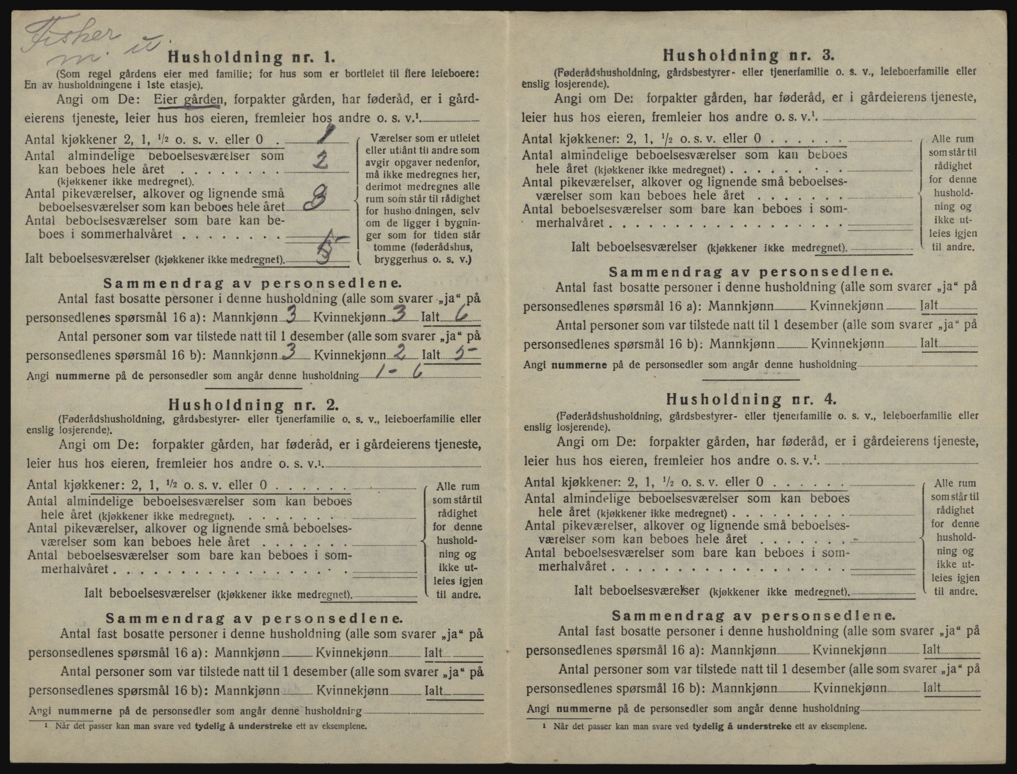 SATØ, 1920 census for Sørfjord, 1920, p. 86