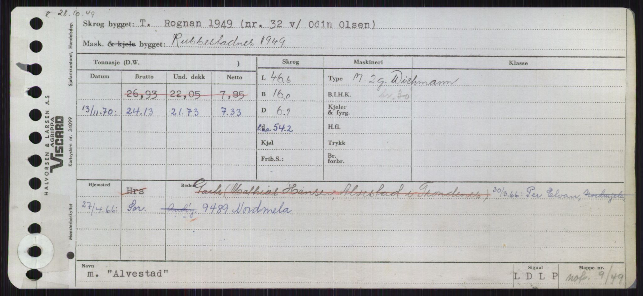Sjøfartsdirektoratet med forløpere, Skipsmålingen, AV/RA-S-1627/H/Ha/L0001/0001: Fartøy, A-Eig / Fartøy A-Bjøn, p. 167