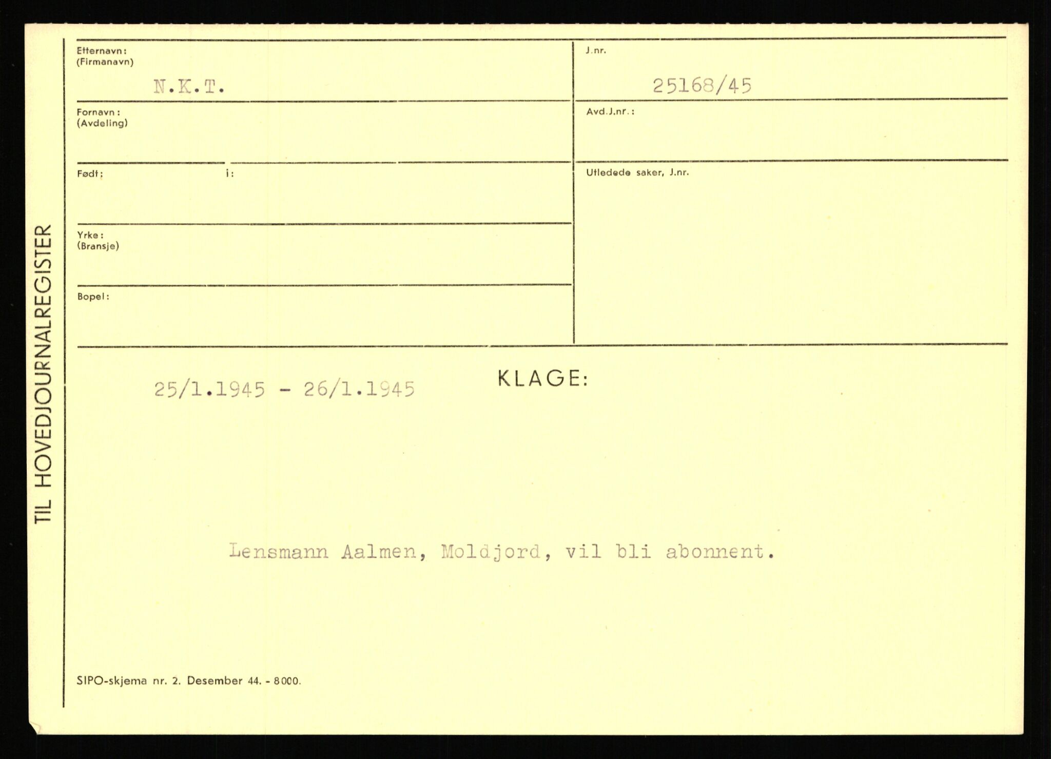 Statspolitiet - Hovedkontoret / Osloavdelingen, AV/RA-S-1329/C/Ca/L0011: Molberg - Nøstvold, 1943-1945, p. 3473