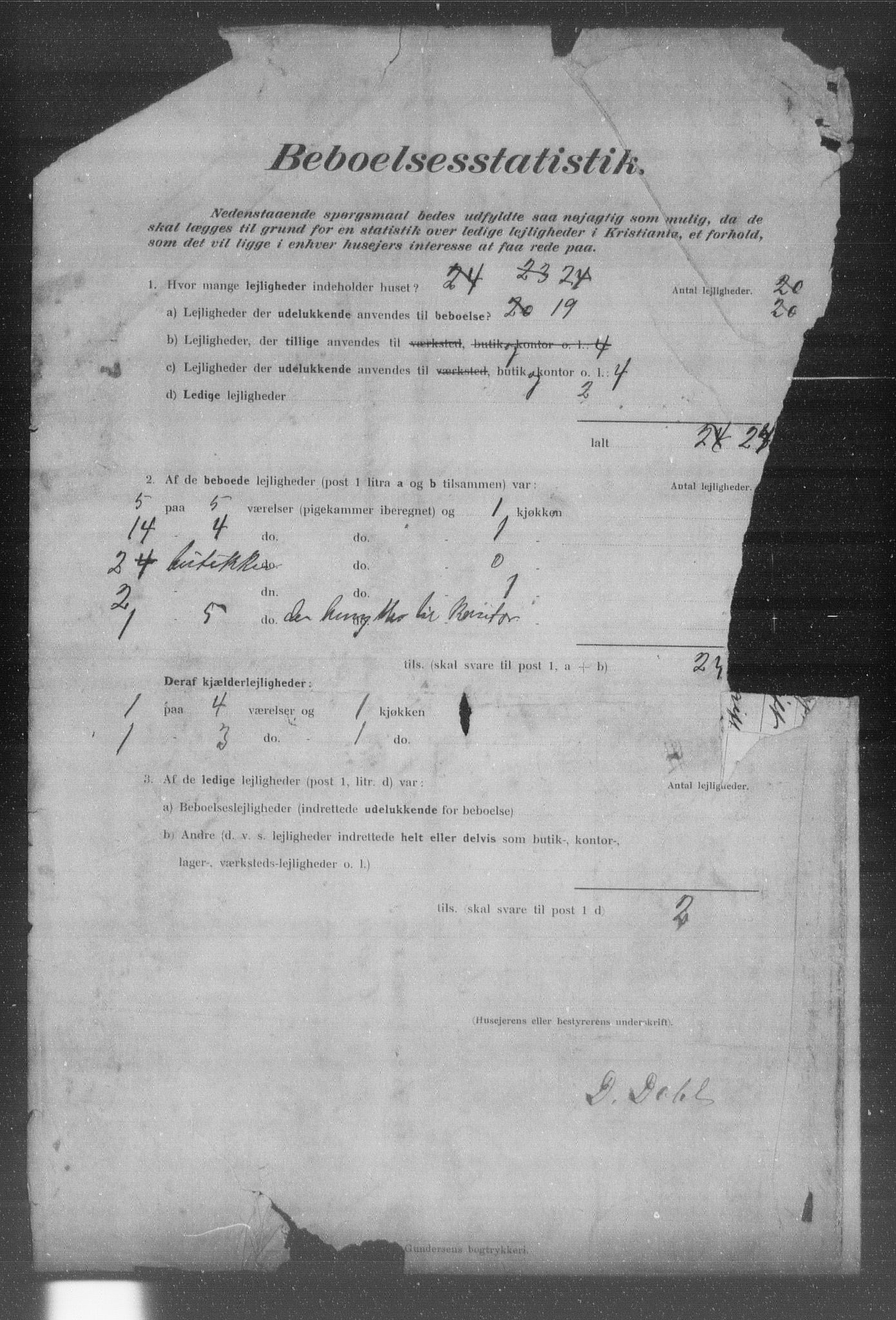 OBA, Municipal Census 1902 for Kristiania, 1902, p. 23884