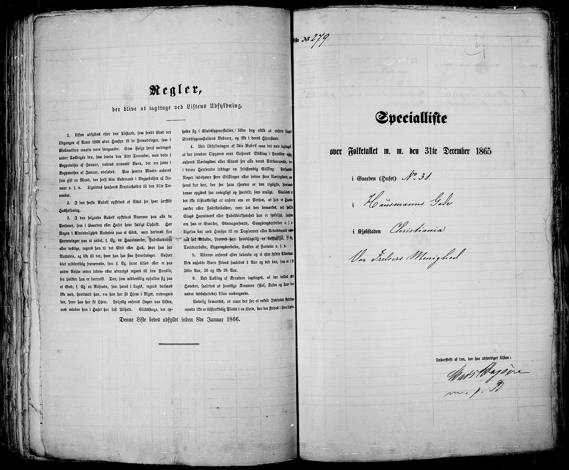 RA, 1865 census for Kristiania, 1865, p. 794