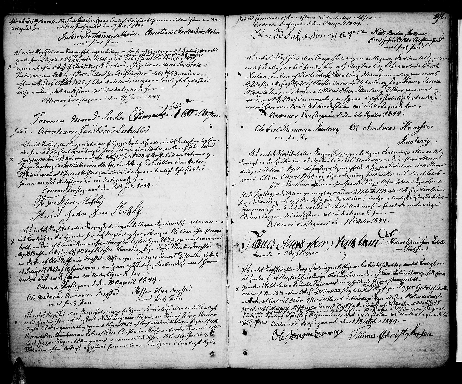 Oddernes sokneprestkontor, SAK/1111-0033/F/Fa/Faa/L0004: Parish register (official) no. A 4, 1764-1820, p. 196